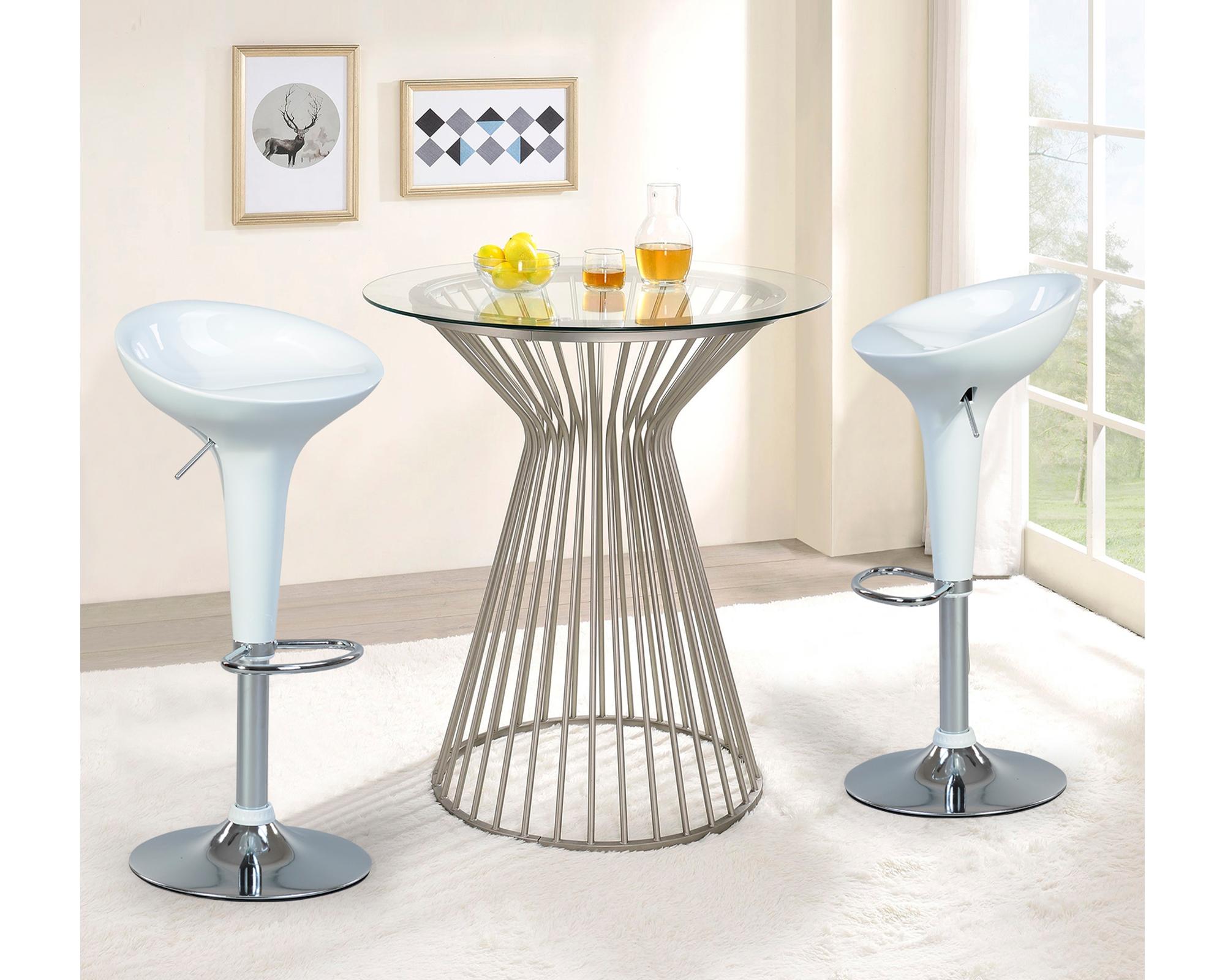 Silla bar Verona blanco 2 unidades-5