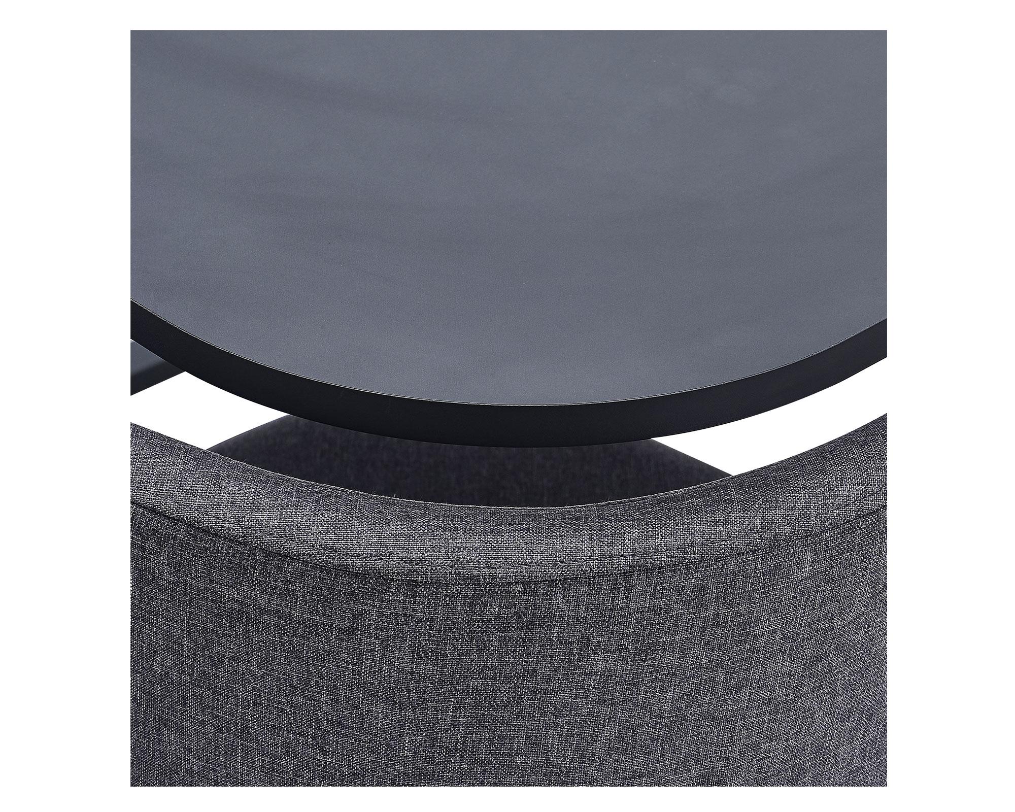 Comedor Pizza negro/gris 6 sillas-8