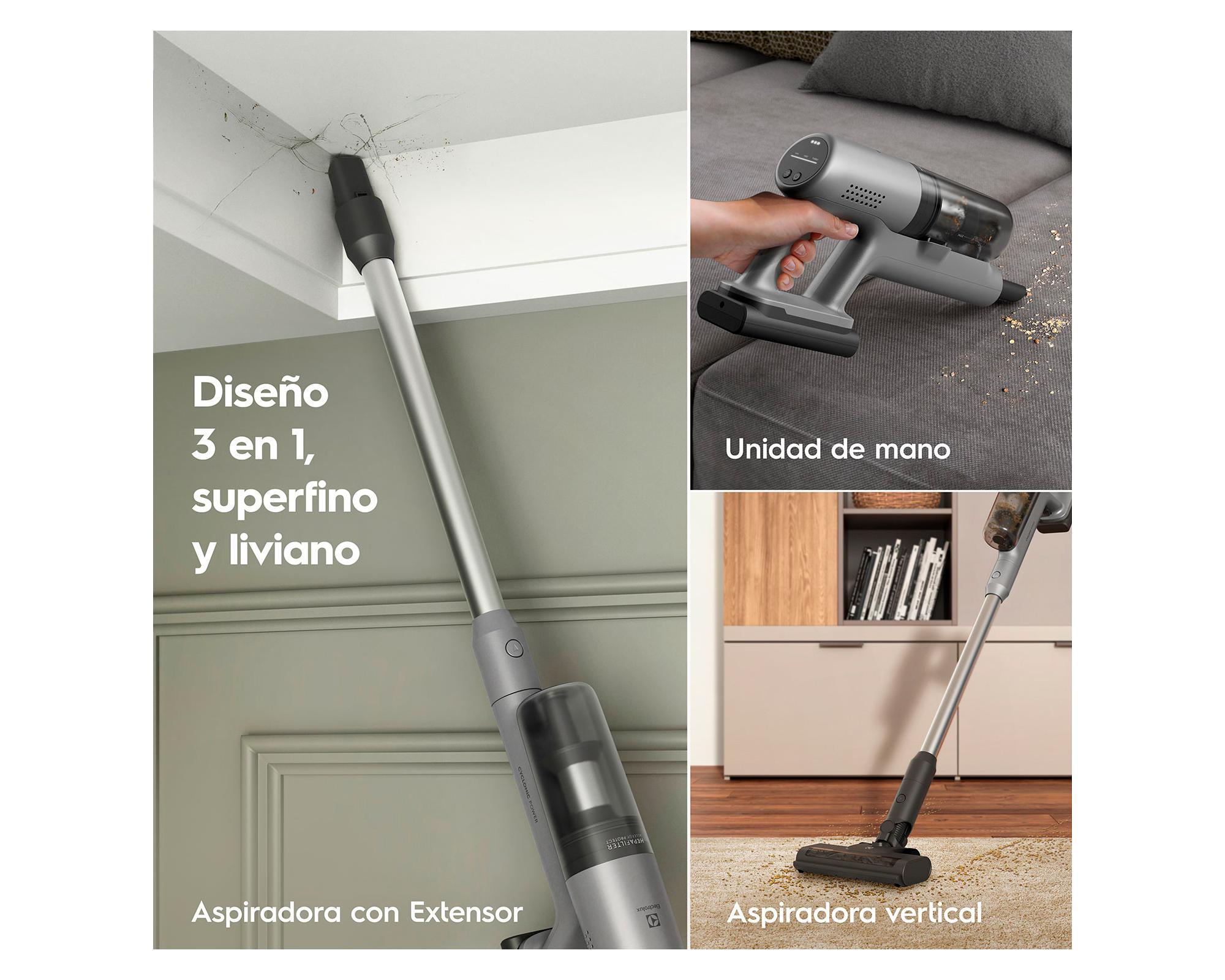 Aspiradora vertical inalámbrica 150W PTEC100-2