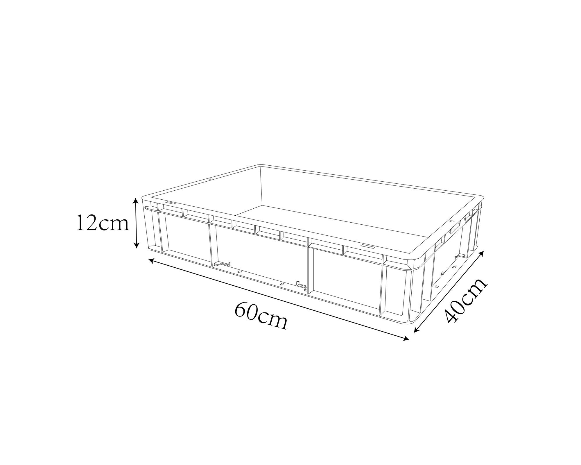 Canasto Heavy duty 60x40x12 cm-4