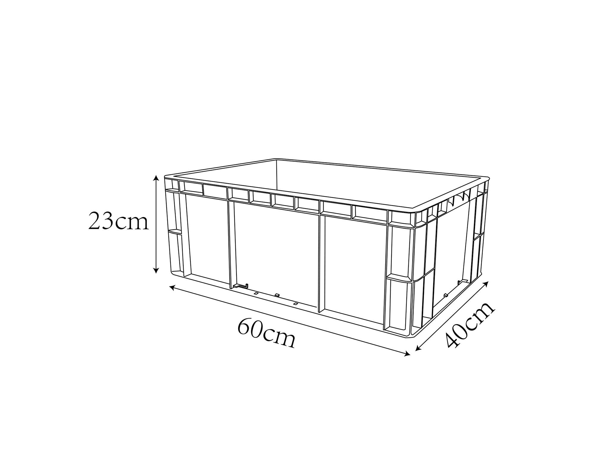 Canasto Heavy duty 60x40x23 cm-4