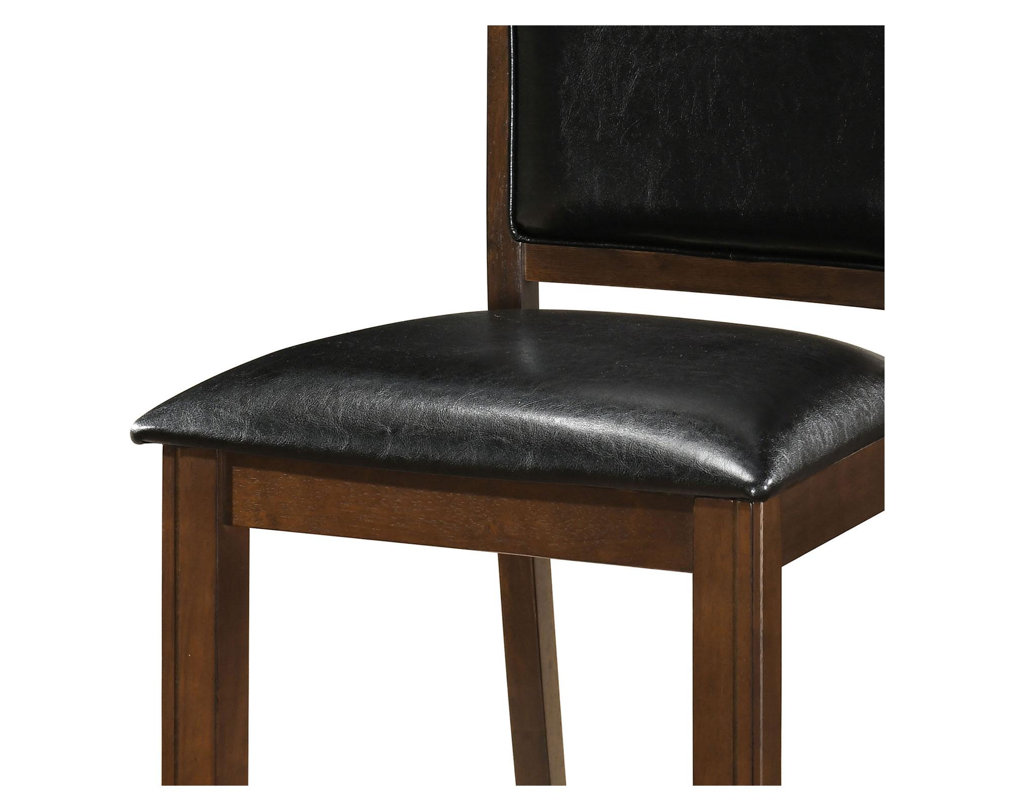 Comedor 6 Sillas Kail madera oscura 75.8x90x180 cm-5