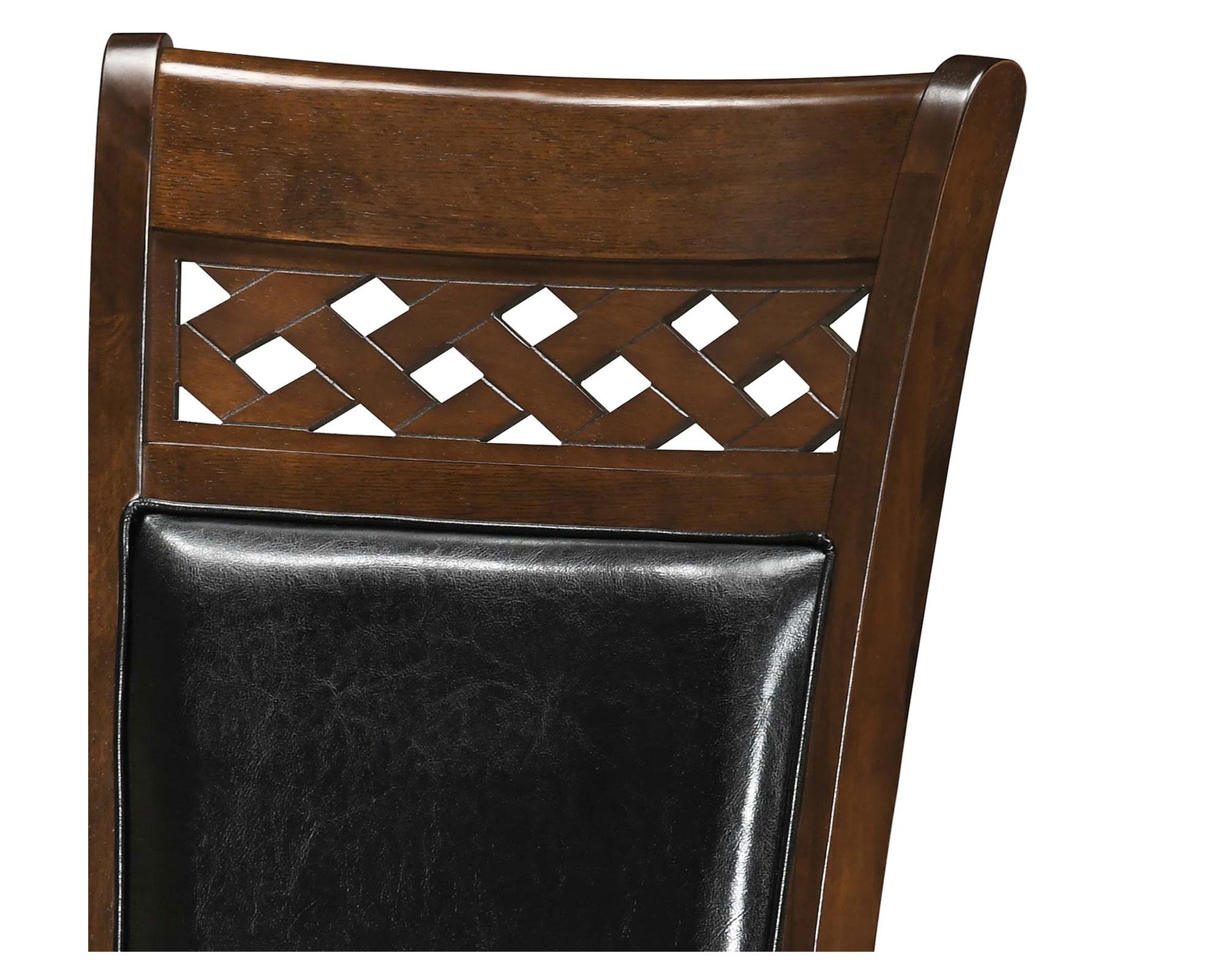 Comedor 6 Sillas Kail madera oscura 75.8x90x180 cm-6