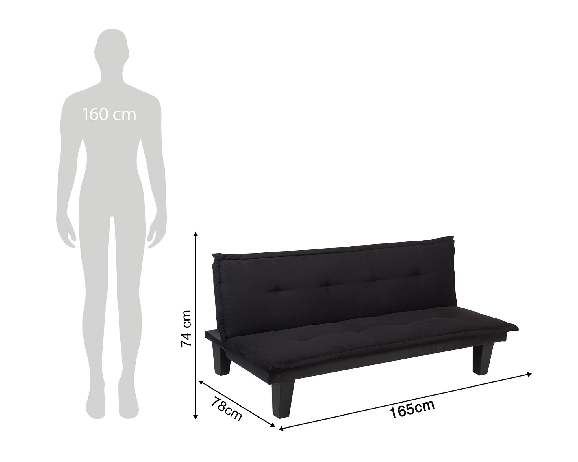 Futón Casper negro-9