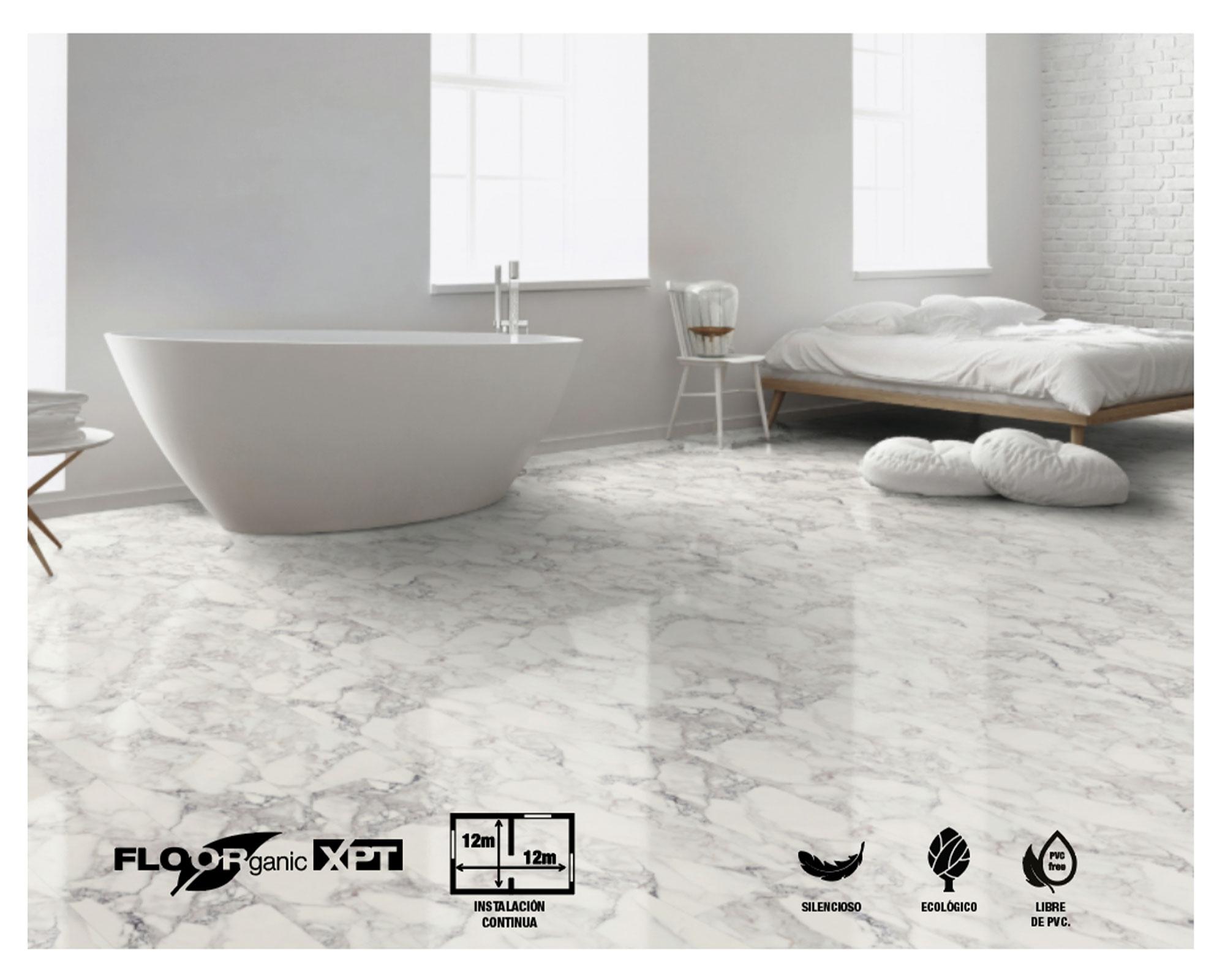 Piso flotante Floorganic XPT White 24.4x138.3 cm 2.36 m2-4