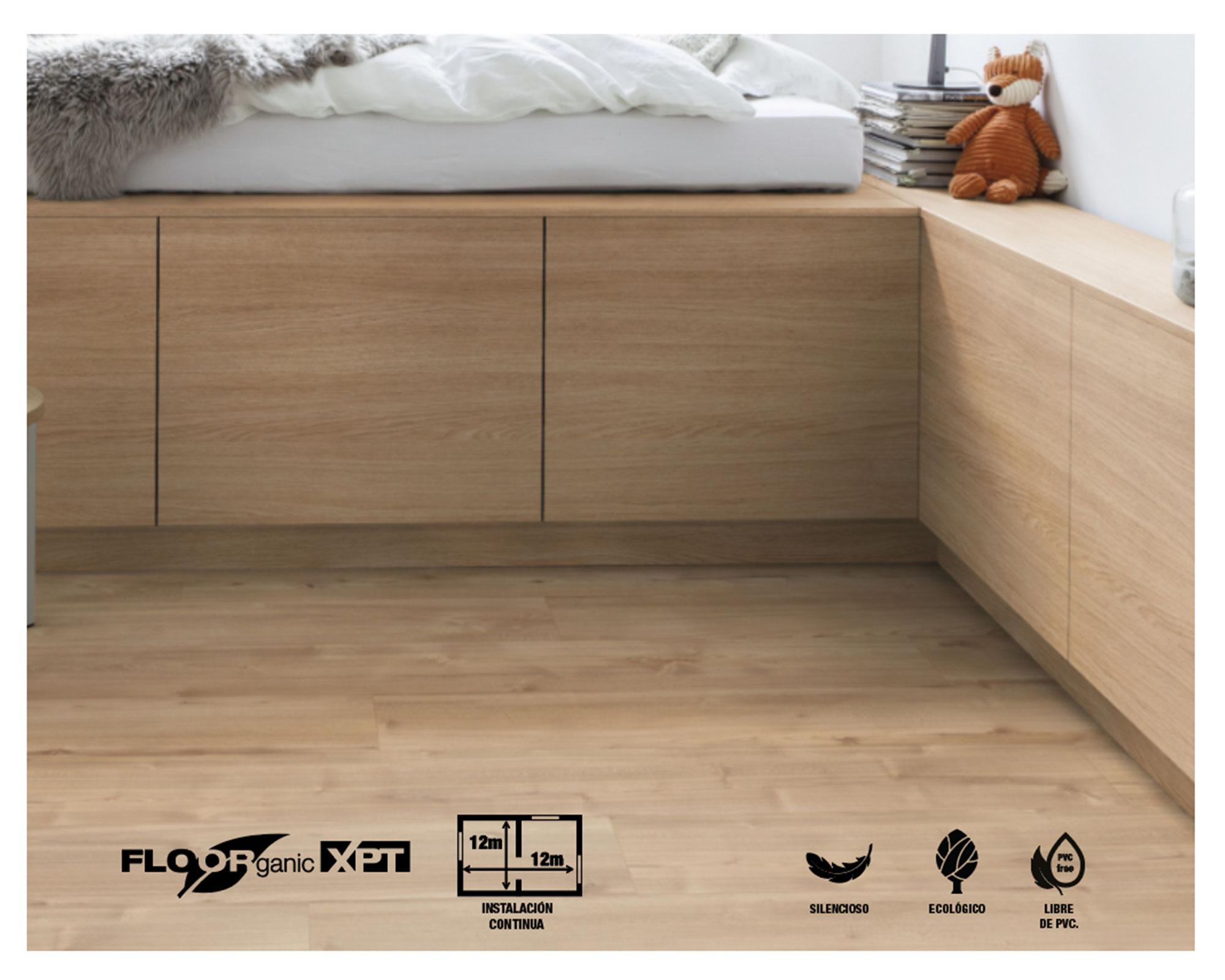 Piso flotante Floorganic XPT Vernal 19.3x138.3 cm 2.14 m2-3