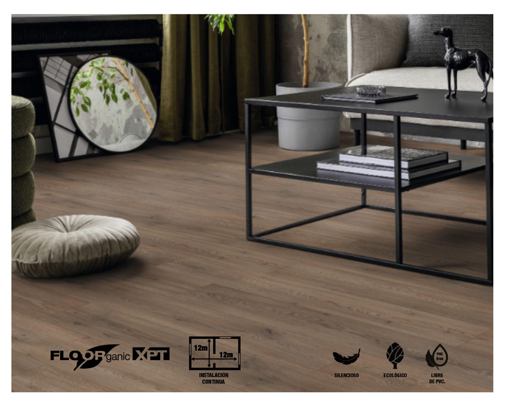Piso flotante Floorganic XPT Tartufo 19.3x138.3 cm 2.14 m2-3