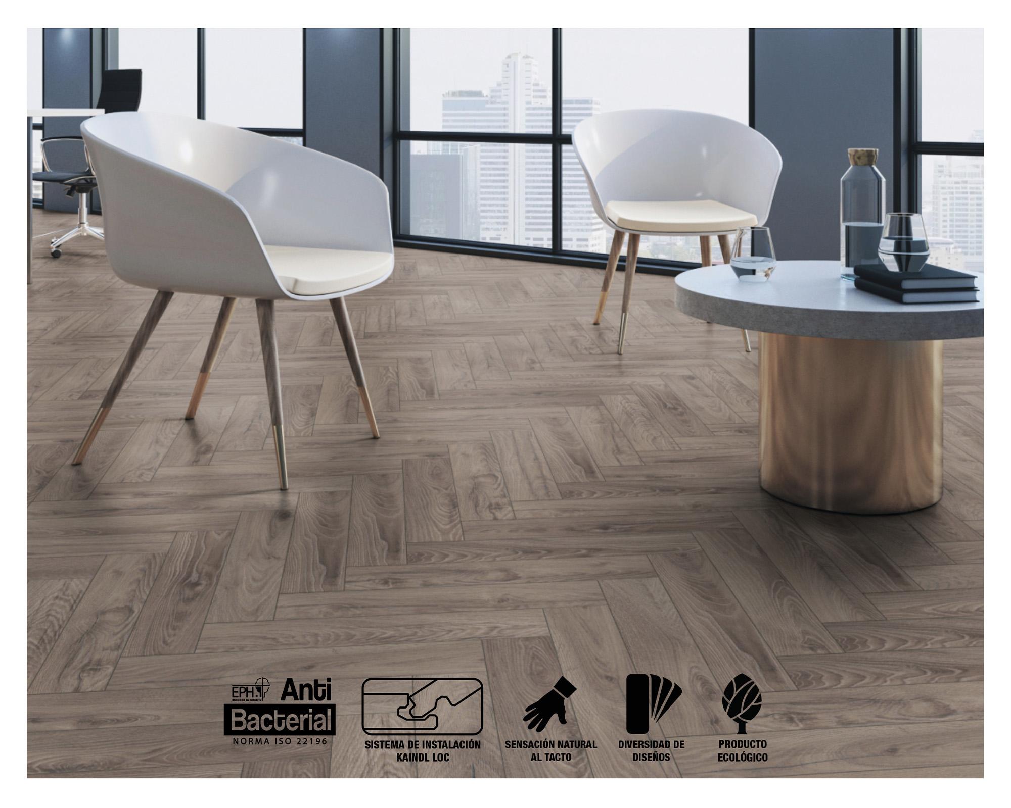Piso flotante Raby 8 mm 12.6x63 cm 0.873 m2-4