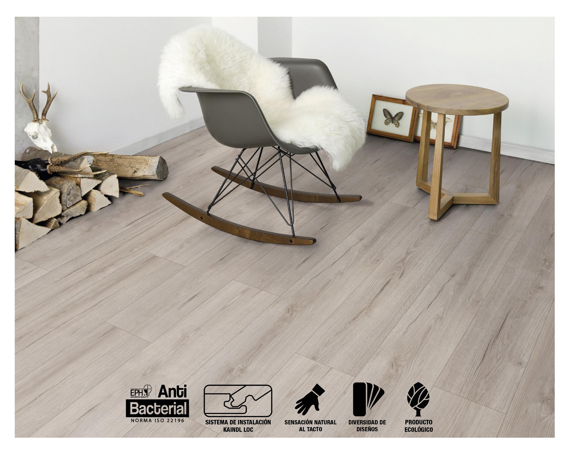 Piso flotante Claymono 8 mm 24.4x138.3 cm 2.7 m2-3