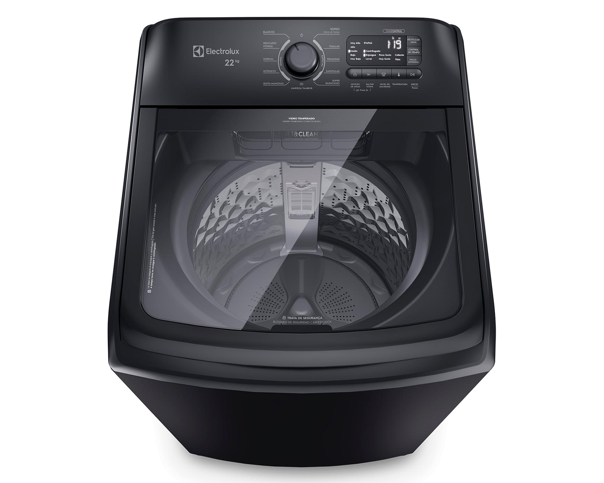 Lavadora LS22Y carga superior 22 kg negro-1