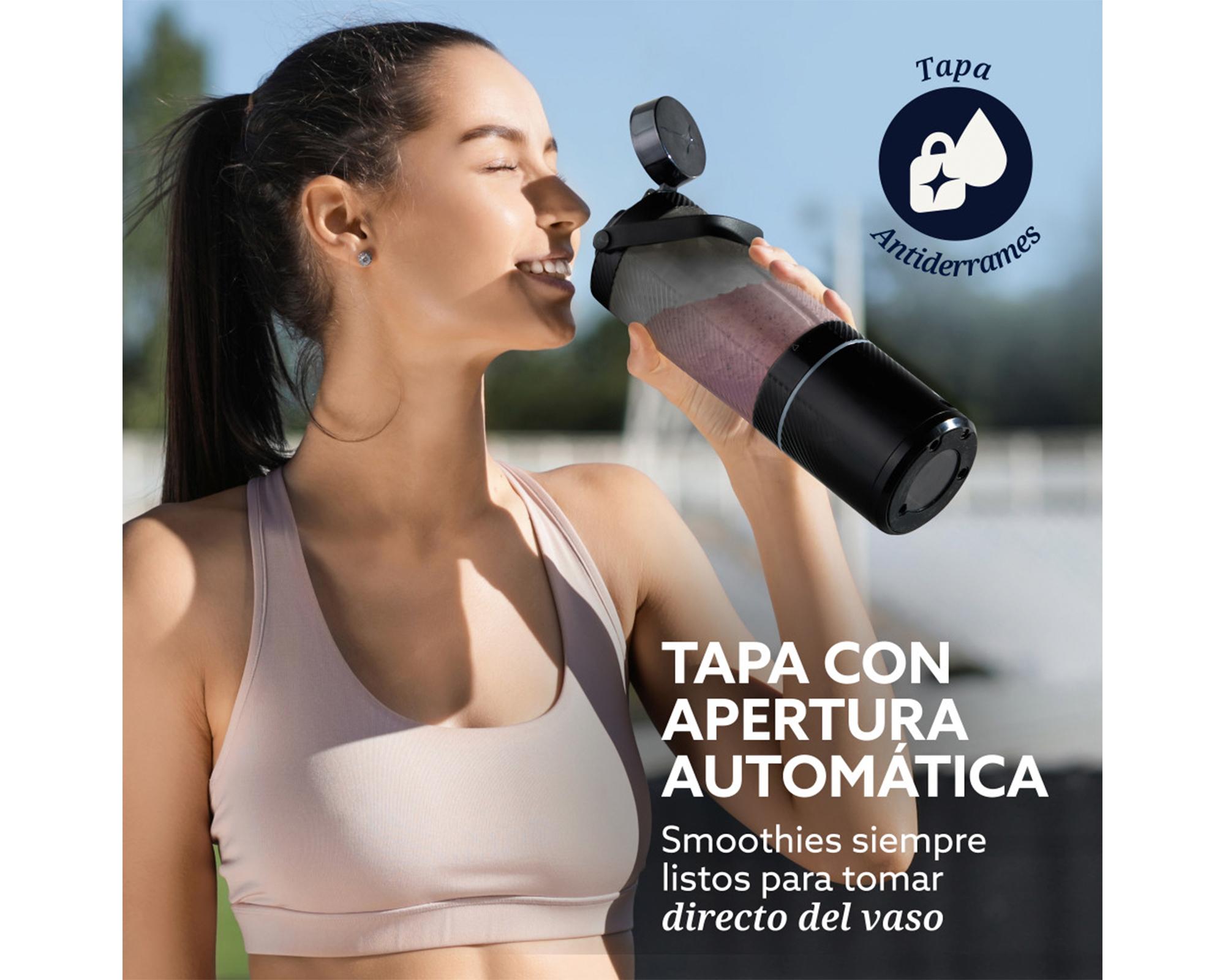 Licuadora portátil GoMAX 100W negro-4