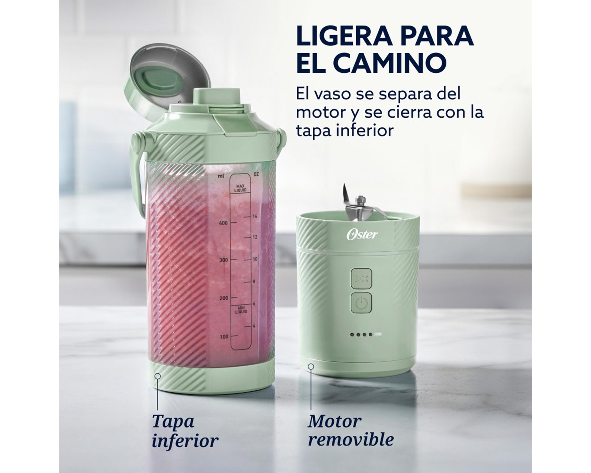 Licuadora portátil GoMAX 100W verde-4