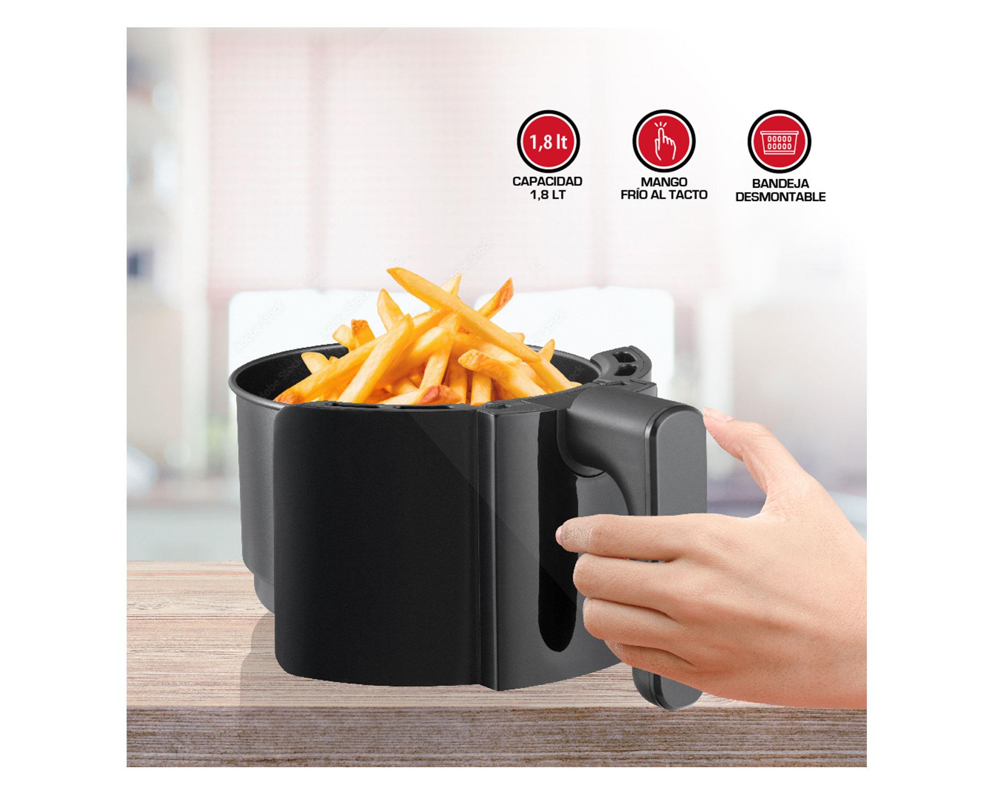 Freidora de aire TH-AF18M negro 1.8 lt-3