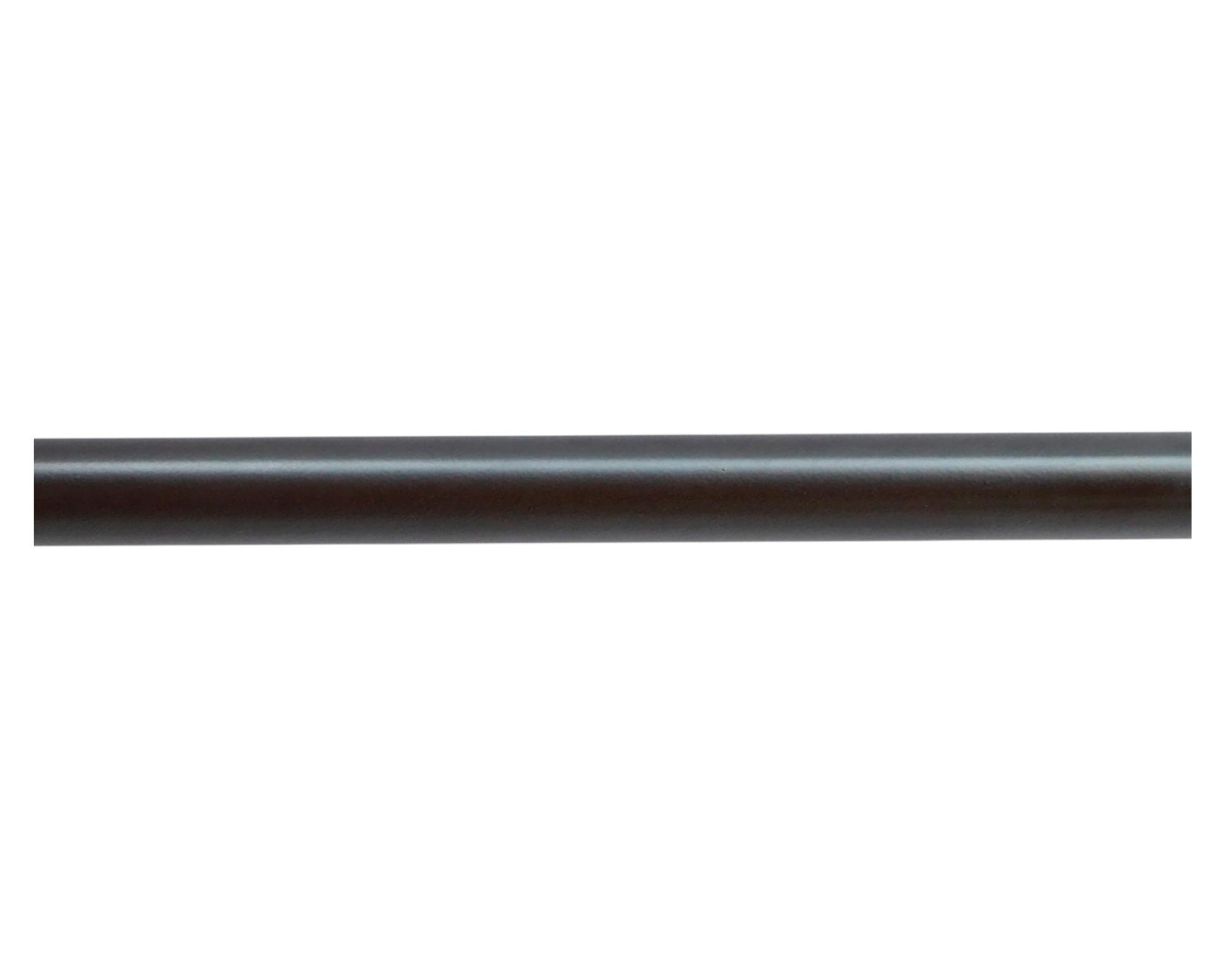 Barra para cortina fierro 2.5 m x 19 mm negro-2