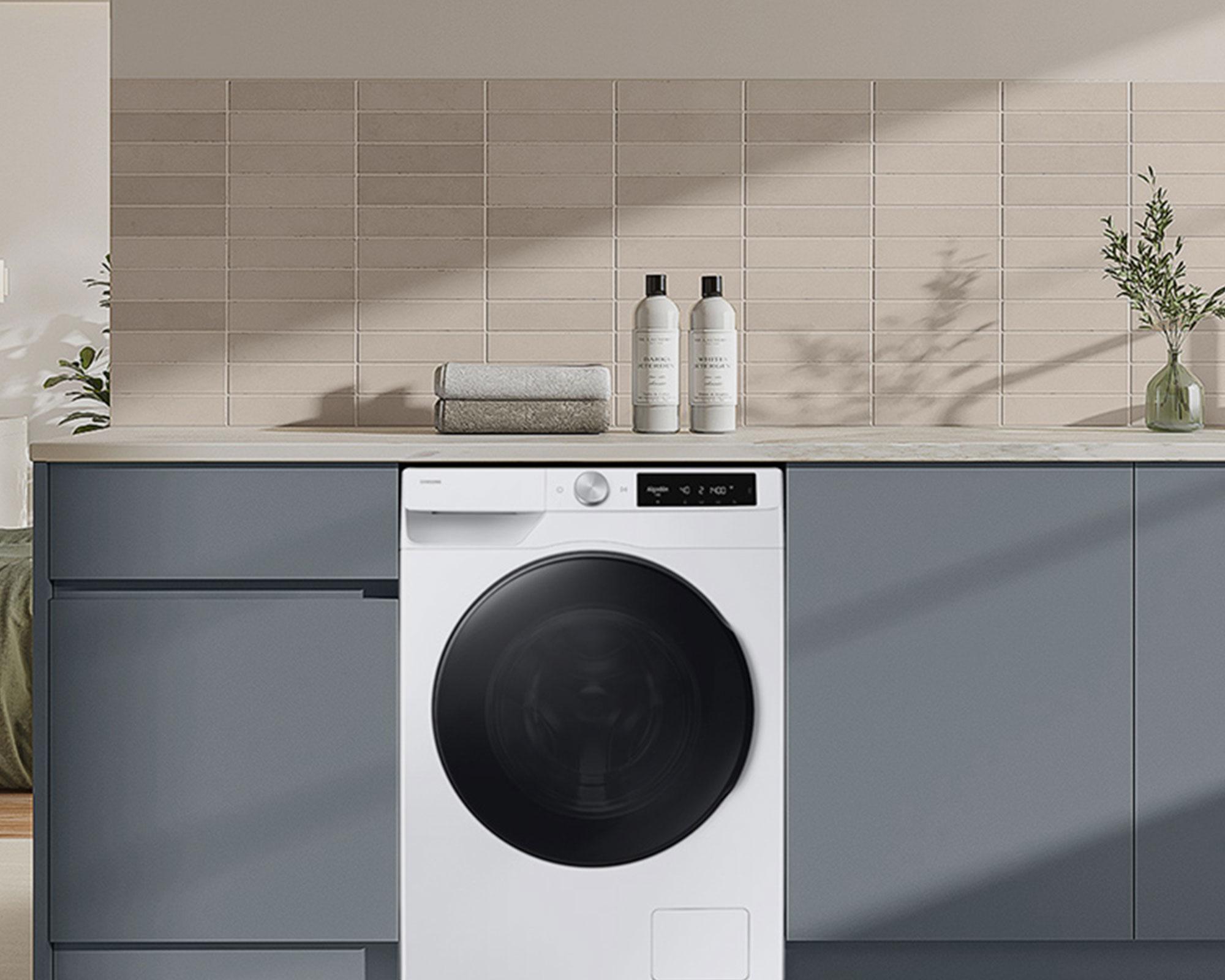 Lavadora secadora WD12FG6B34BEZS carga frontal 12/8 kg blanco-2