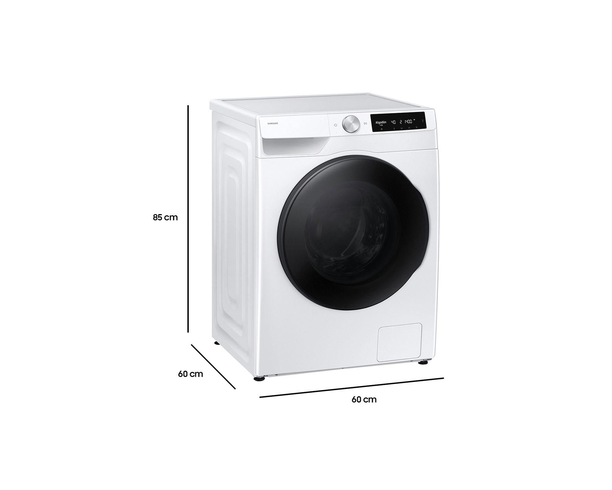 Lavadora secadora Wifi con AI eco bubble WD12FG6B34BEZS carga frontal 12/8 kg blanco-6