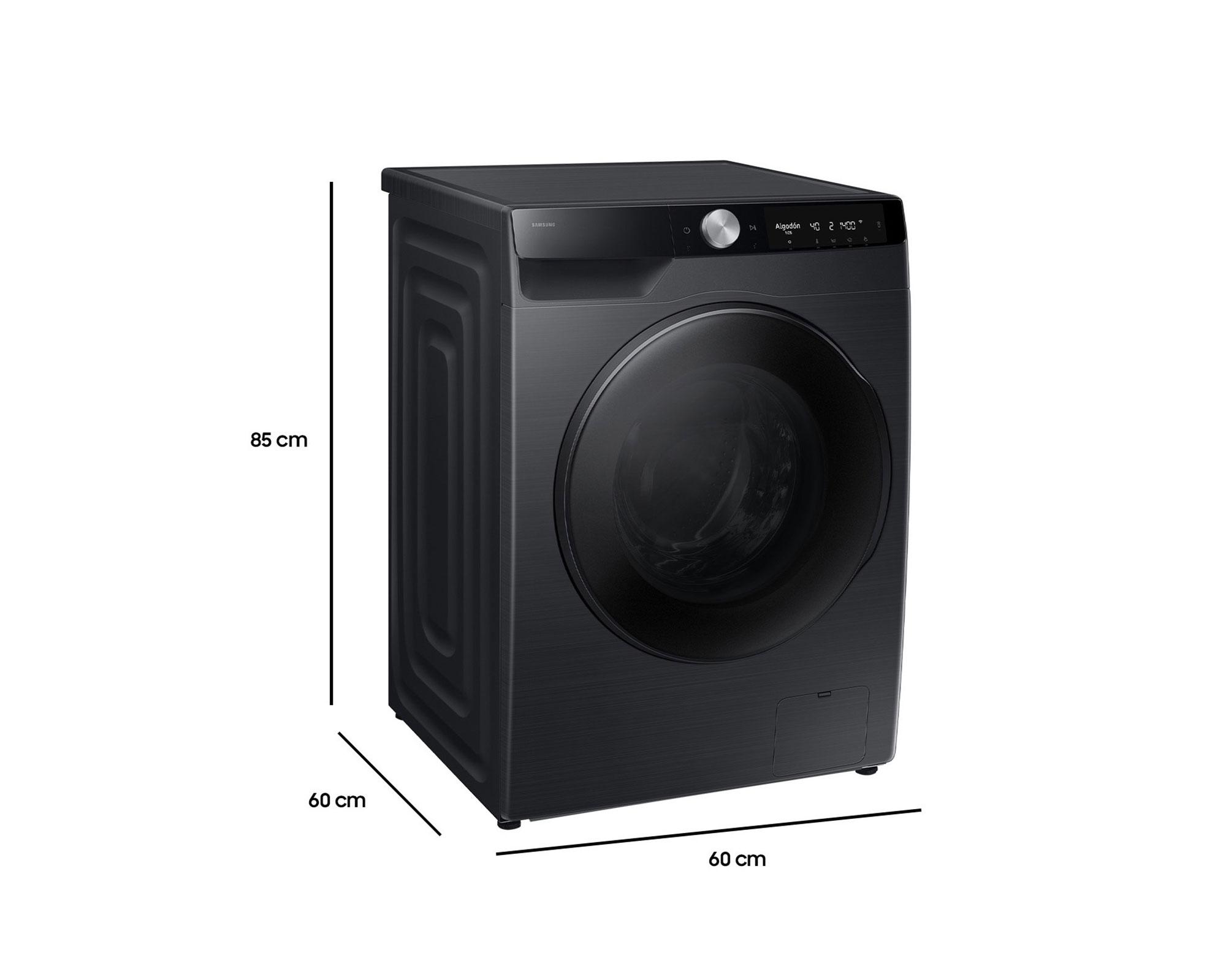Lavadora secadora Wifi con AI eco bubble WD12FG6B34BBZS carga frontal 12/8 kg negro-5