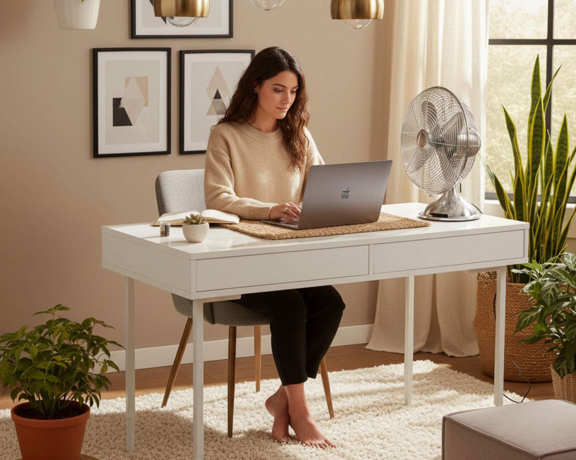 Ventilador de sobremesa Retro VM30 plata 35 W-3