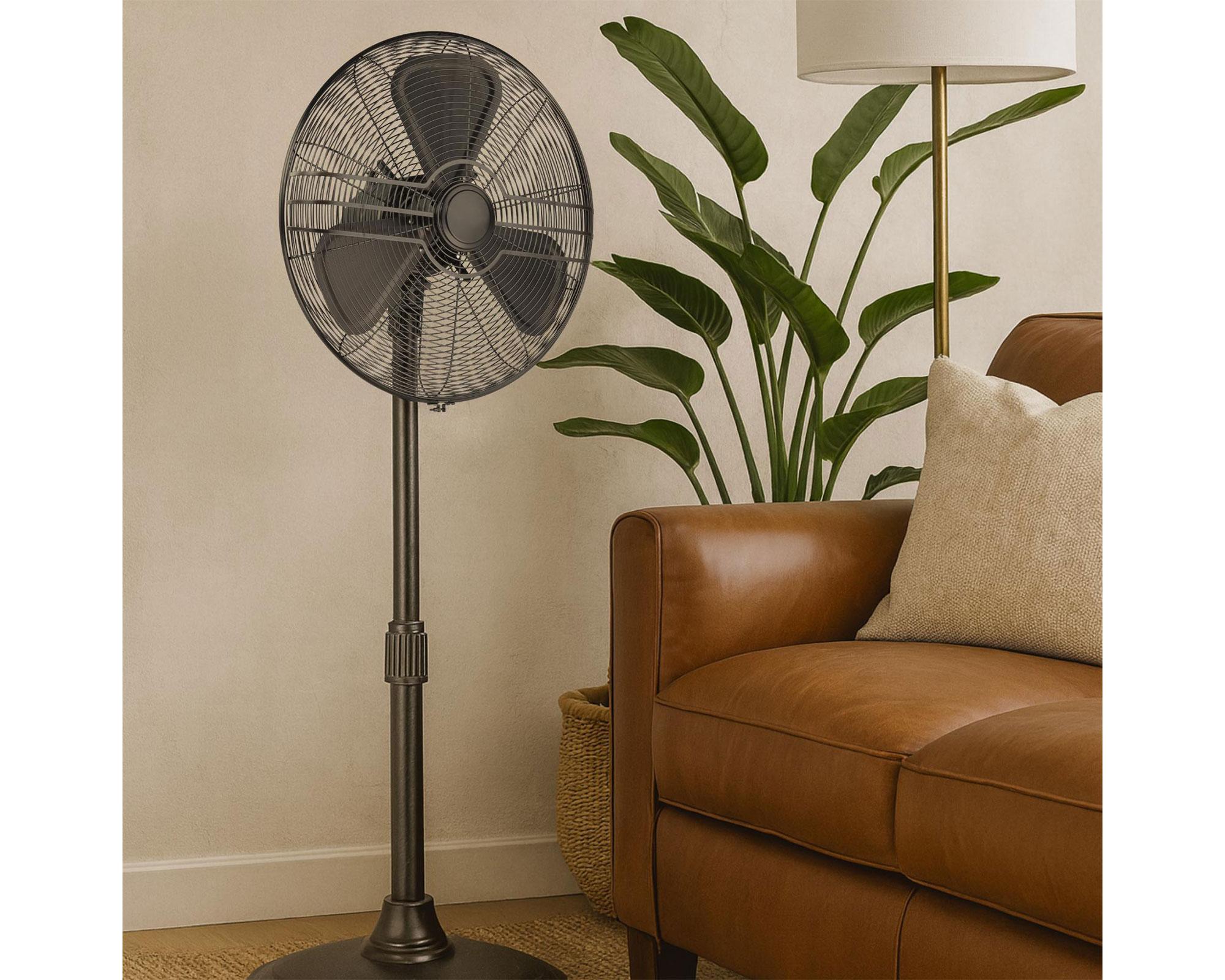 Ventilador de pie Retro VP40 negro 50 W-2