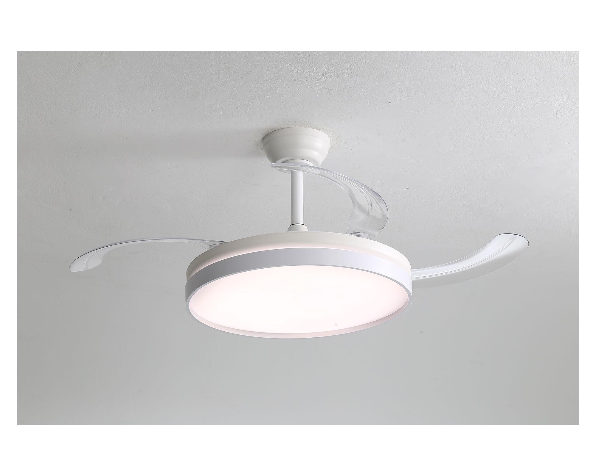 Ventilador de techo retráctil VFL-421W 66 W blanco-4