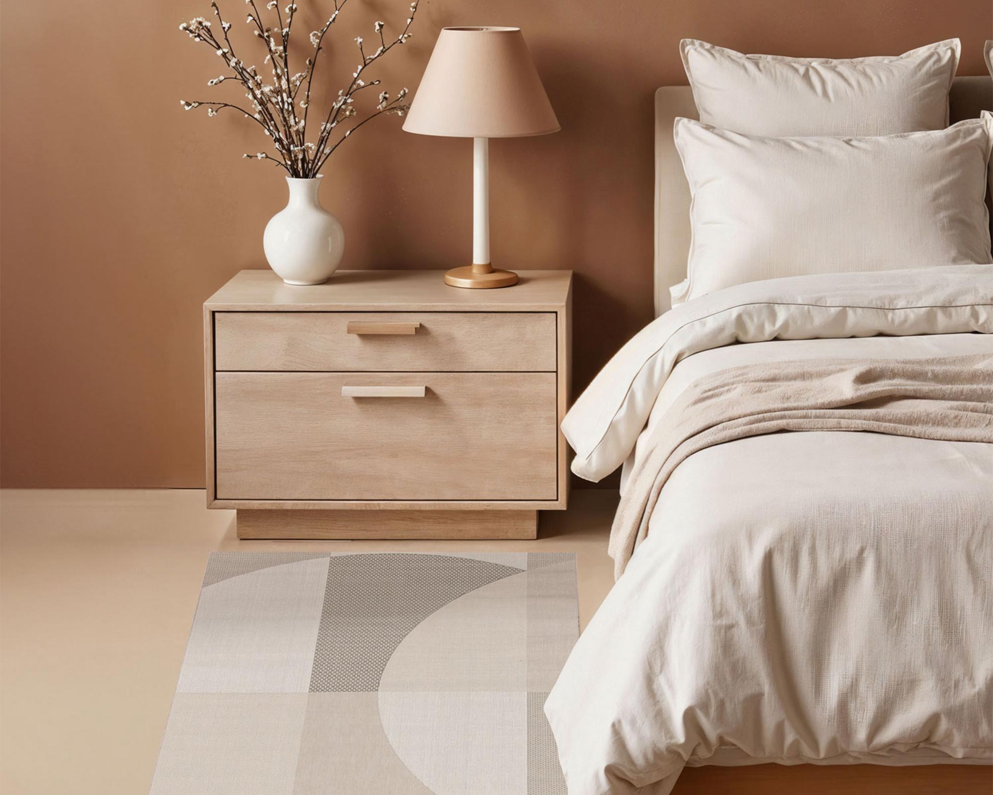 Alfombra Palma 16711651 polipropileno beige 80x150 cm-2