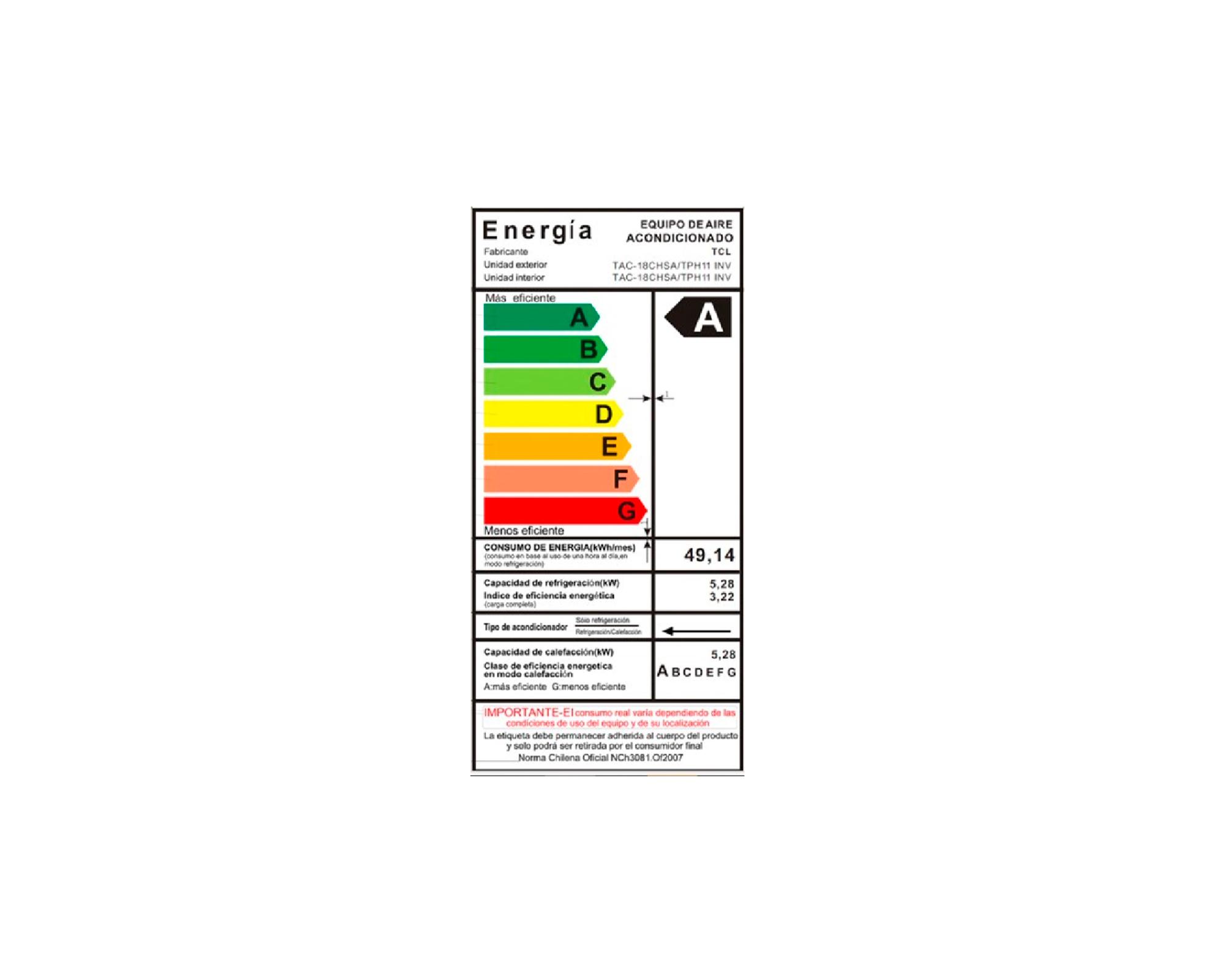 Aire acondicionado TAC-18CHSA/TPH11 inverter 2500 W 18000 BTU-4