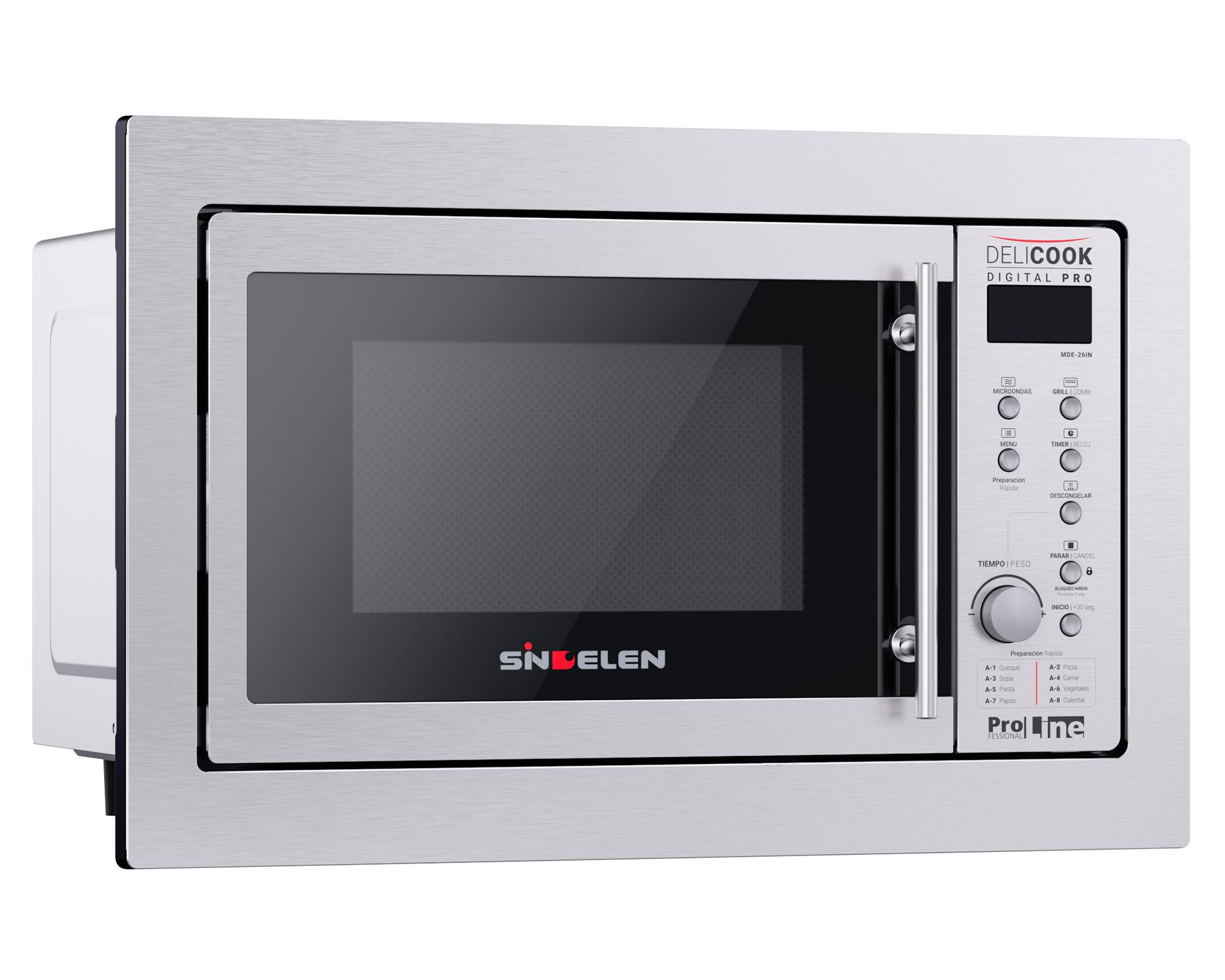 Microondas empotrable MDE-26IN gris 26 lt-1