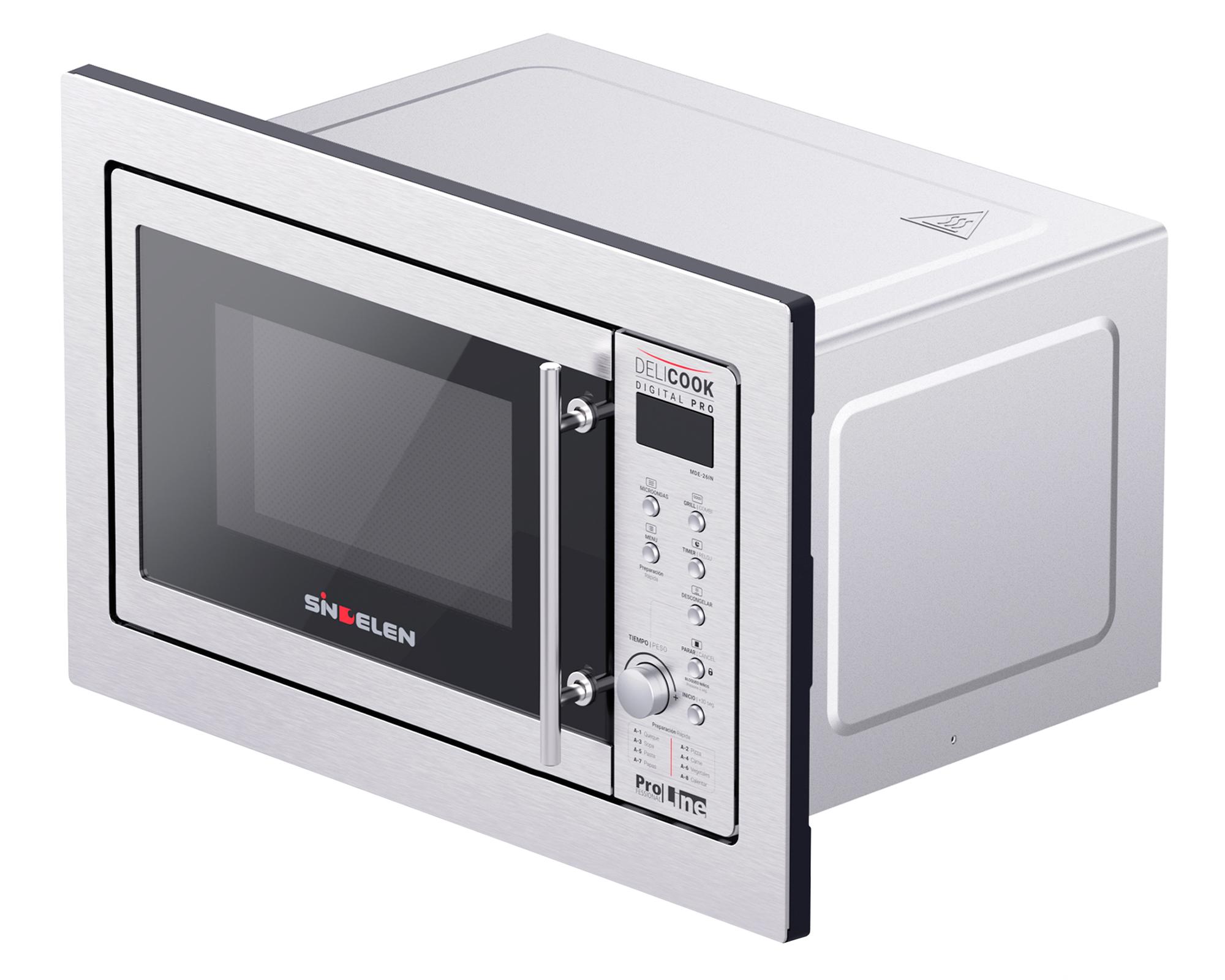 Microondas empotrable MDE-26IN gris 26 lt-3