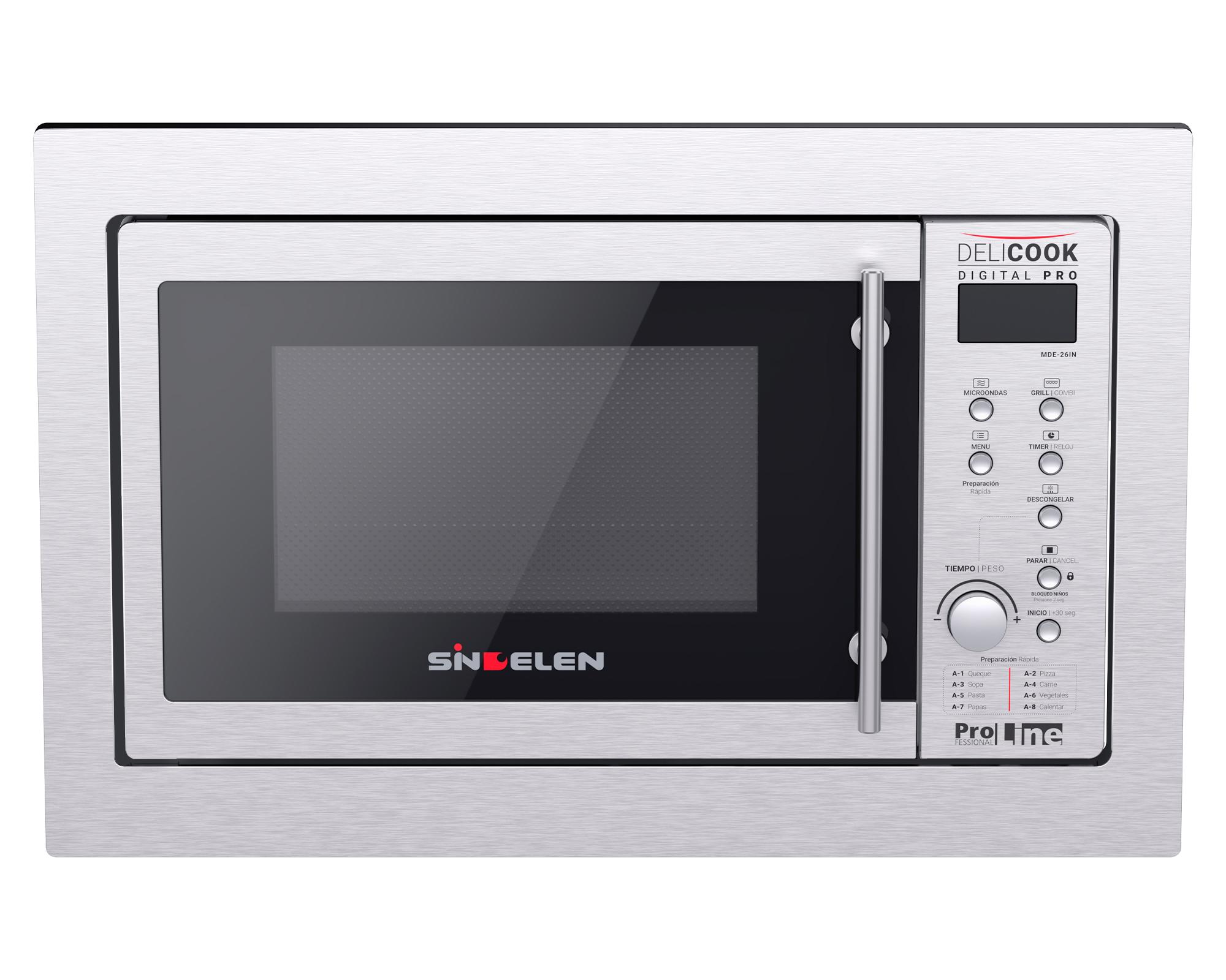 Microondas empotrable MDE-26IN gris 26 lt-0