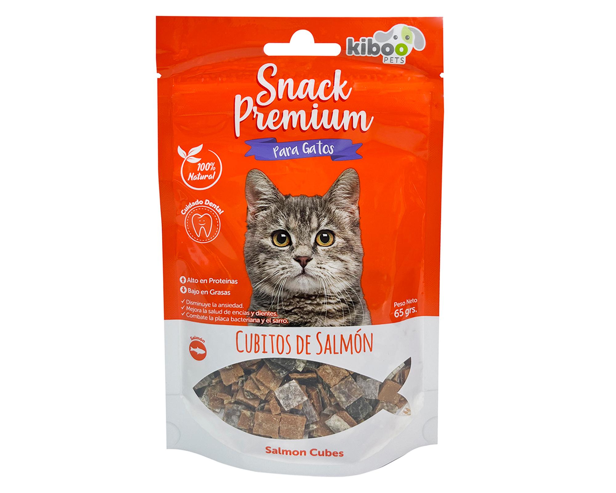 Snack para gato Premium adulto salmón 65 g-0