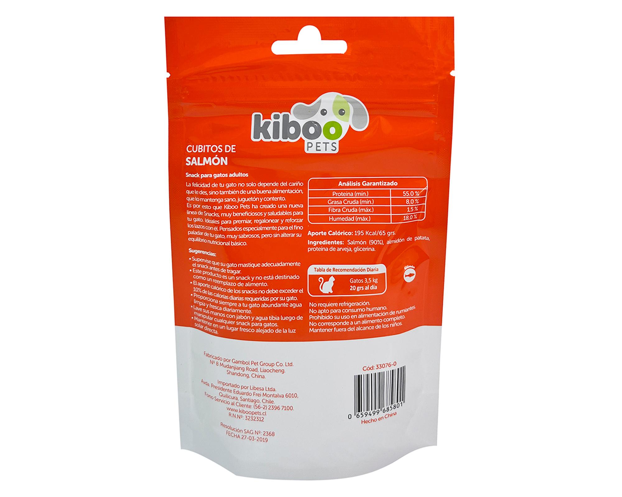 Snack para gato Premium adulto salmón 65 g-1