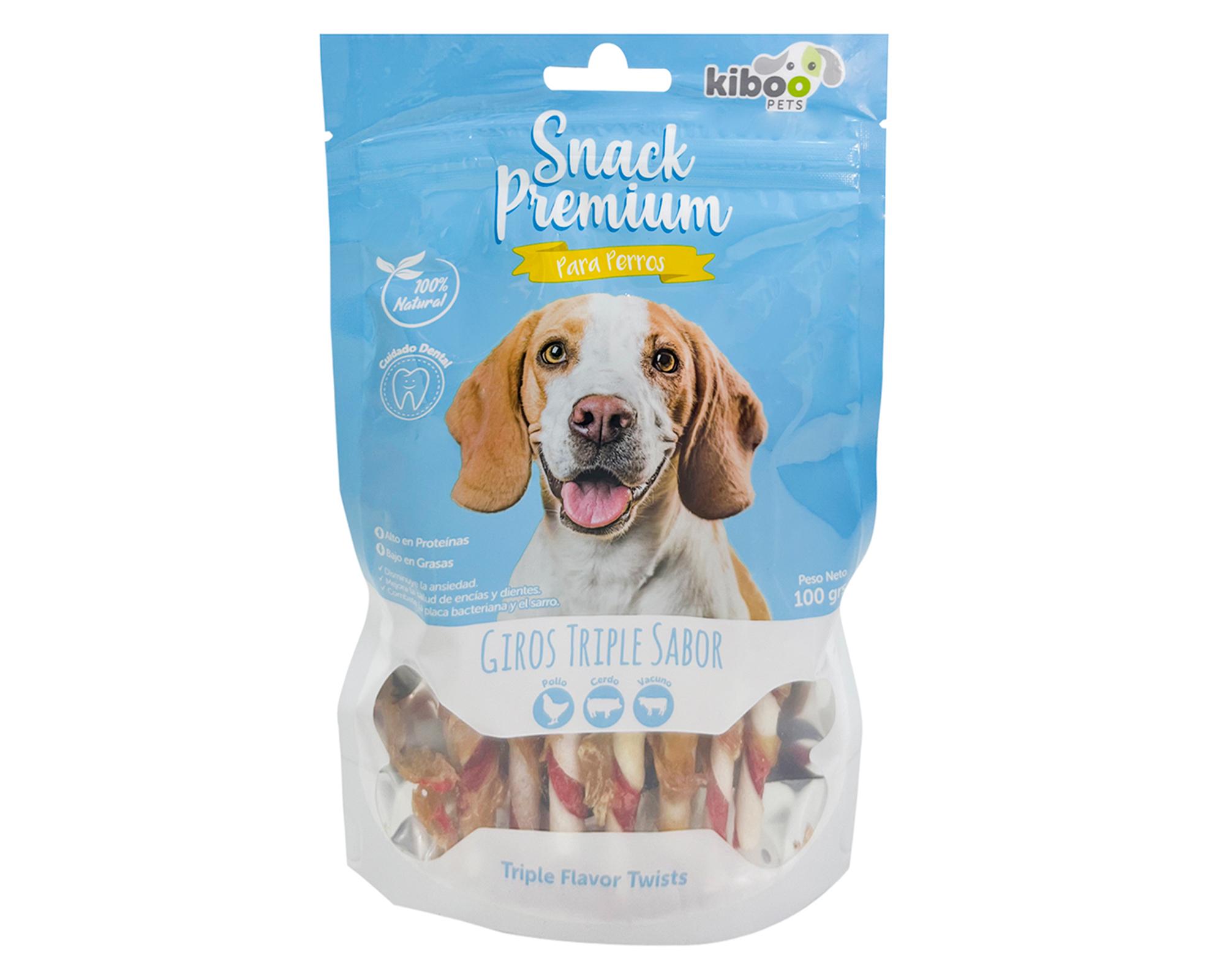 Snack para perro Premium adulto pollo, cerdo y vacuno 100 g-0