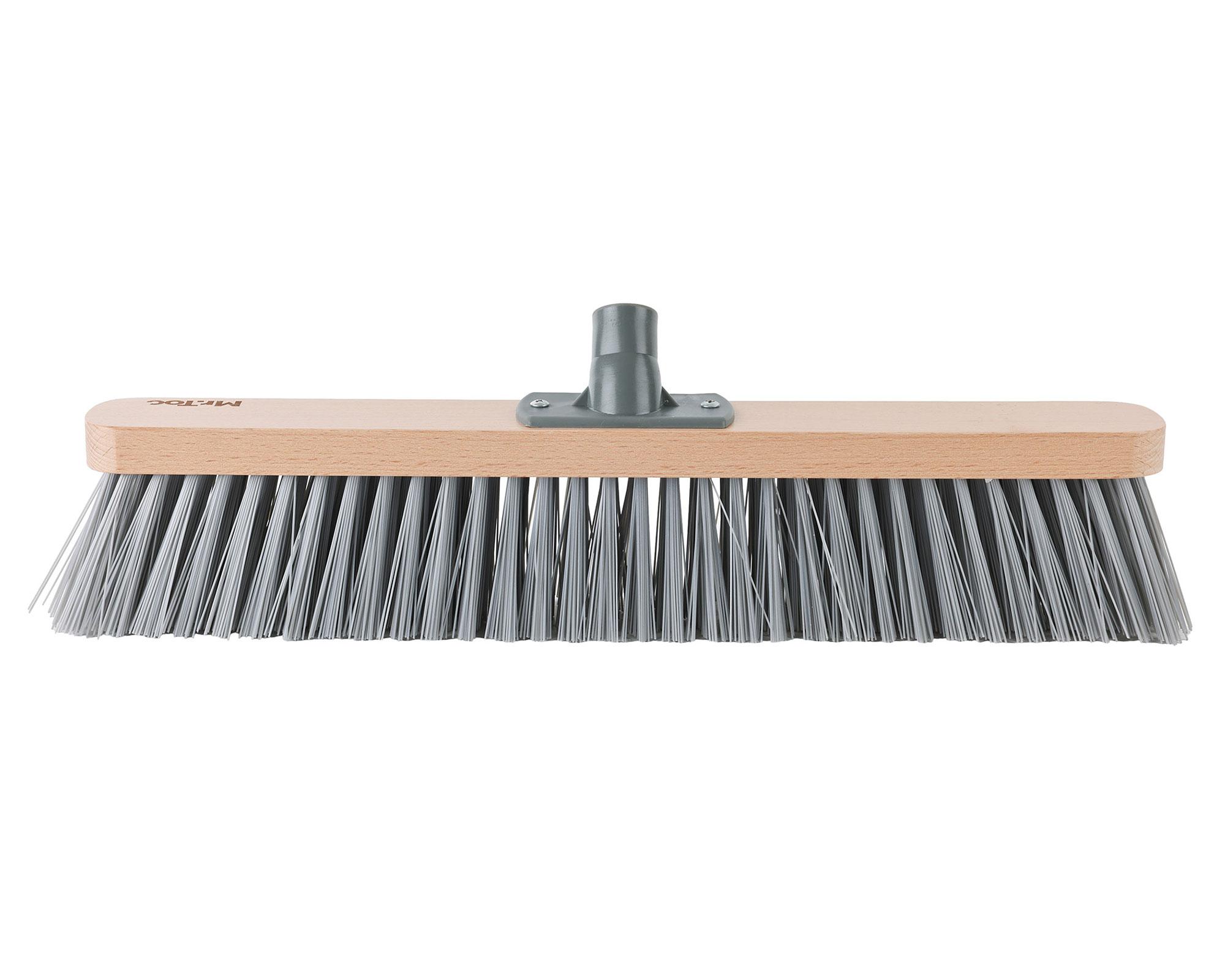 Cabezal escobillón cerdas fuertes 45 cm para vara de madera-1