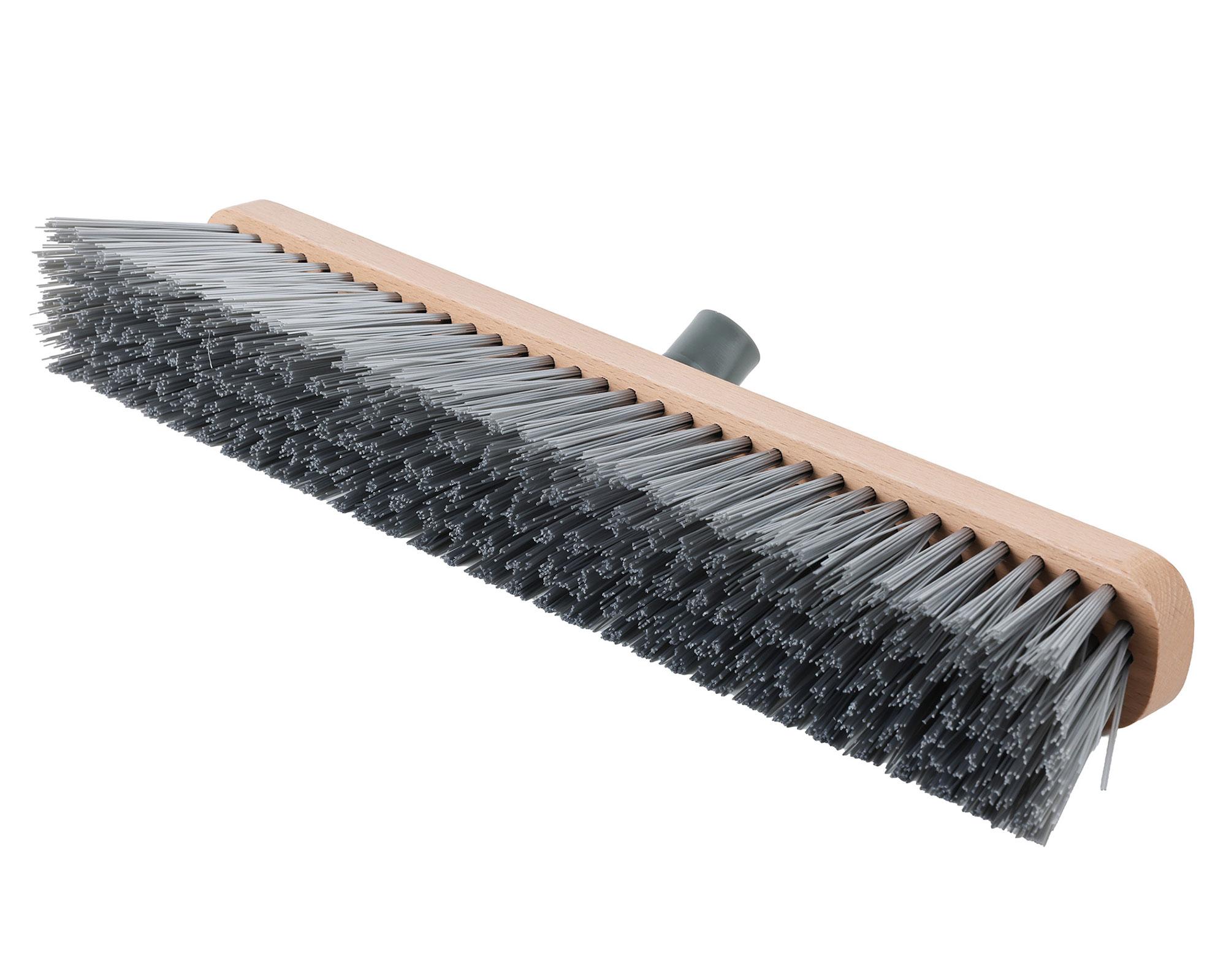 Cabezal escobillón cerdas fuertes 45 cm para vara de madera-3