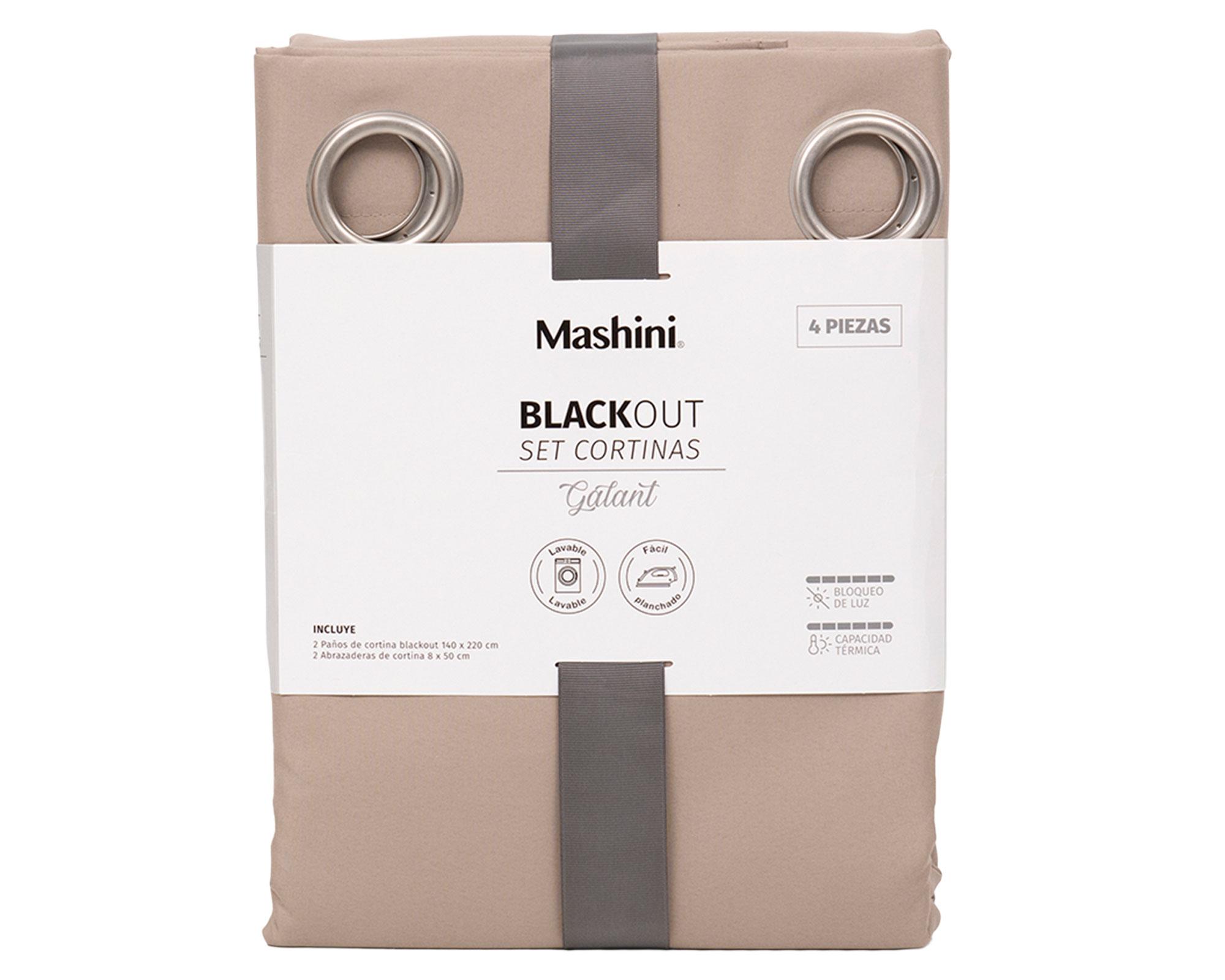 Cortina blackout Galant 140x220 cm café-2