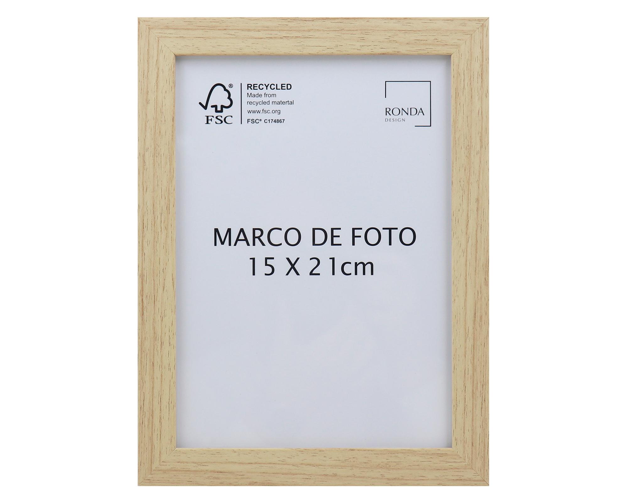 Marco fotos 15x21 cm natural-0