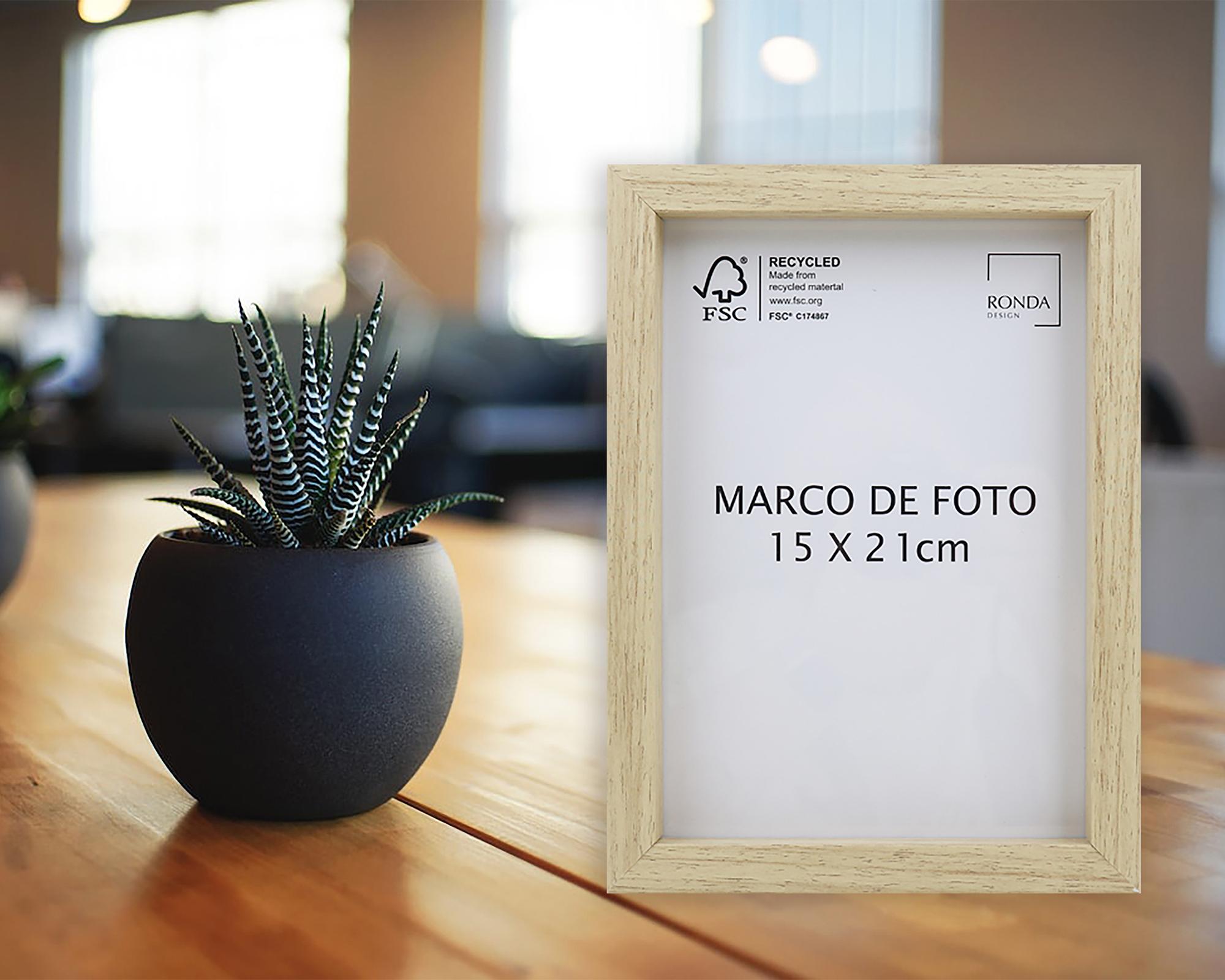 Marco foto 15x21 cm Caja natural-2