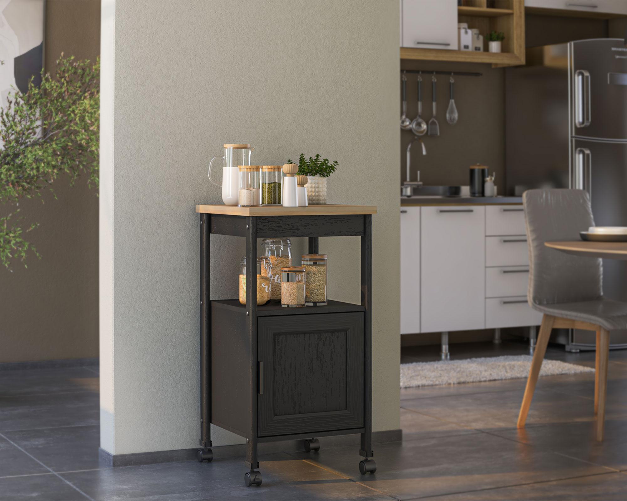 Isla cocina americana 44.6x86 cm Negra-3