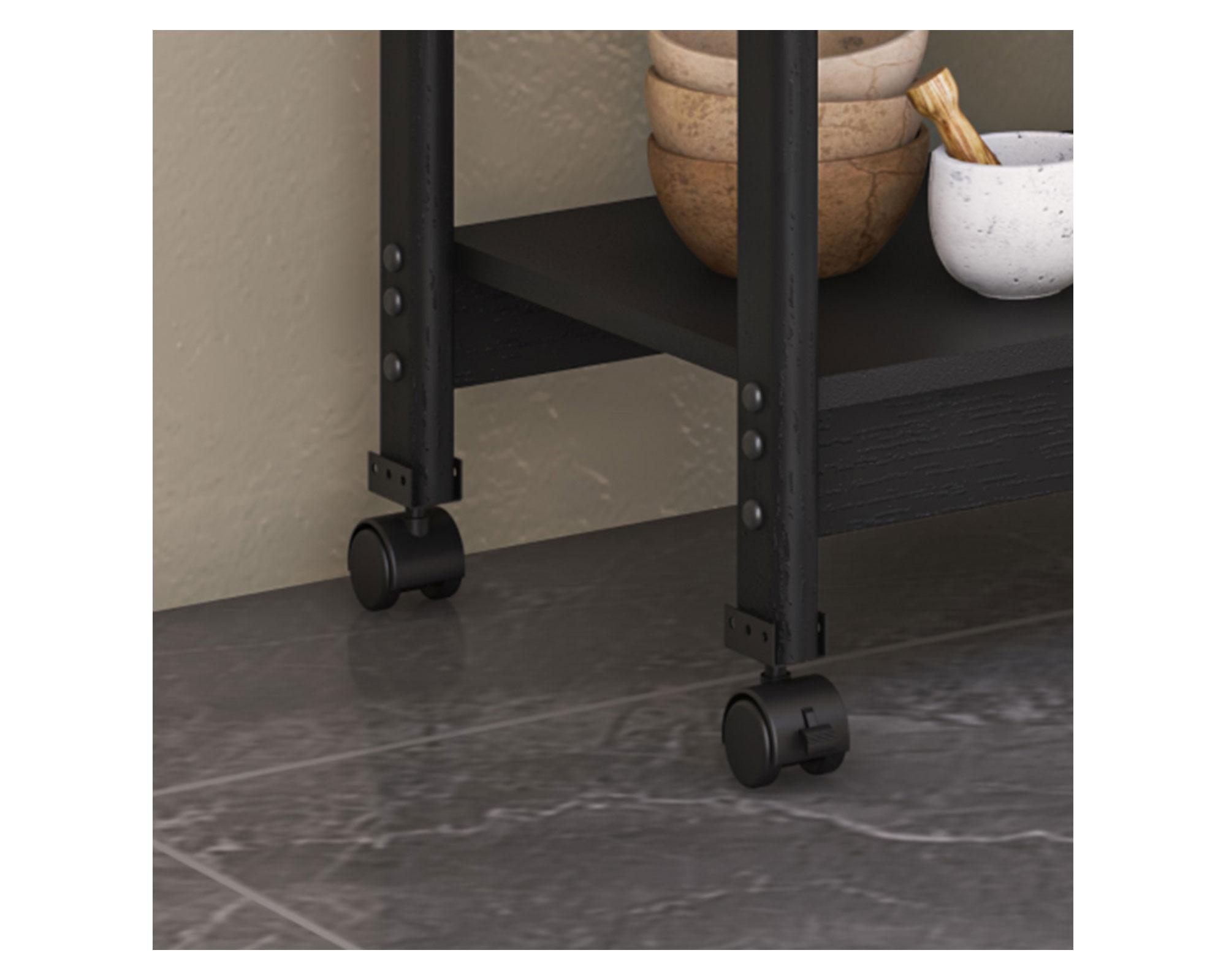 Isla cocina americana 90x86 cm Negro-2