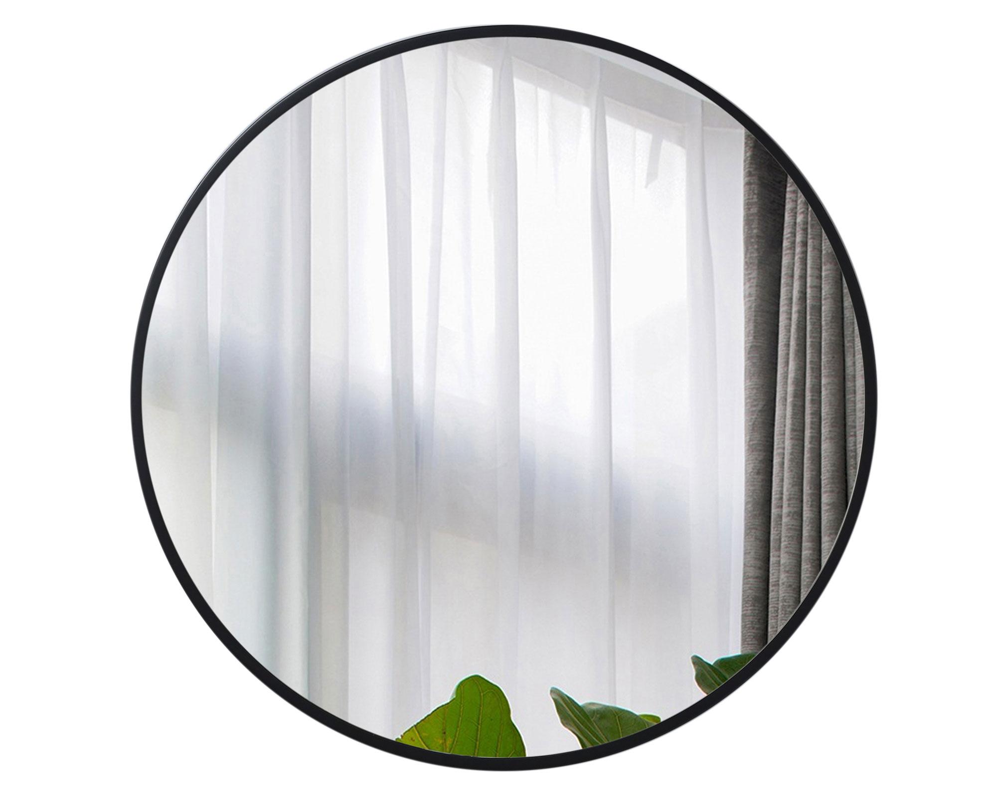 Espejo borde negro Anti empañe 60 cm-0