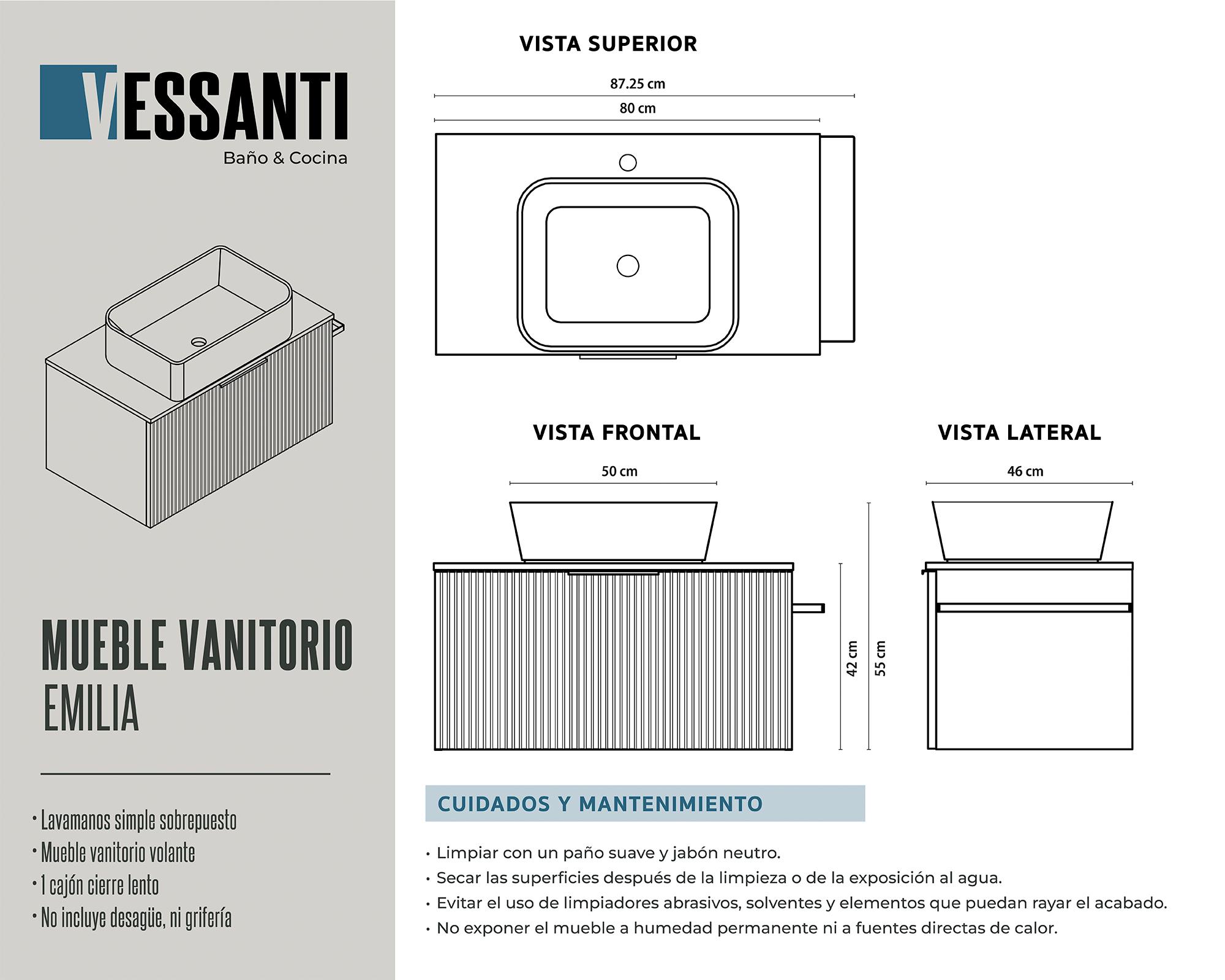 Mueble vanitorio 80x46x42cm Emilia-4