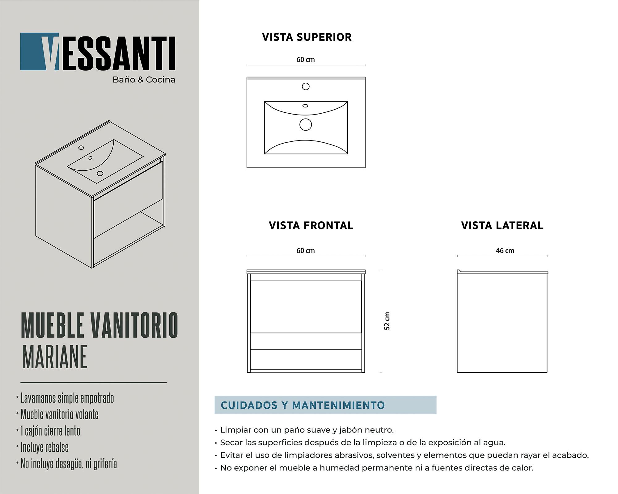 Mueble vanitorio 60x46x52cm Mariane-4