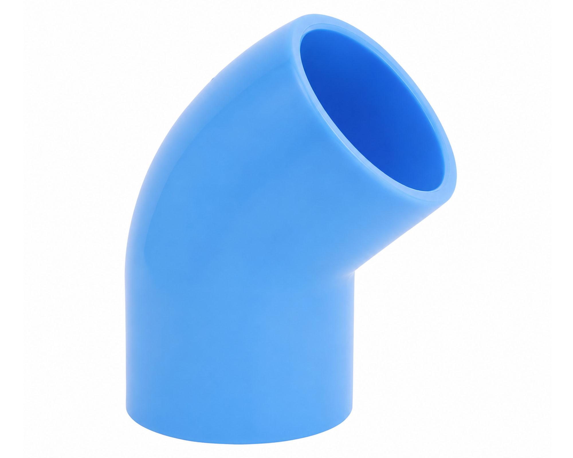 Codo PVC 45° 40 mm-0