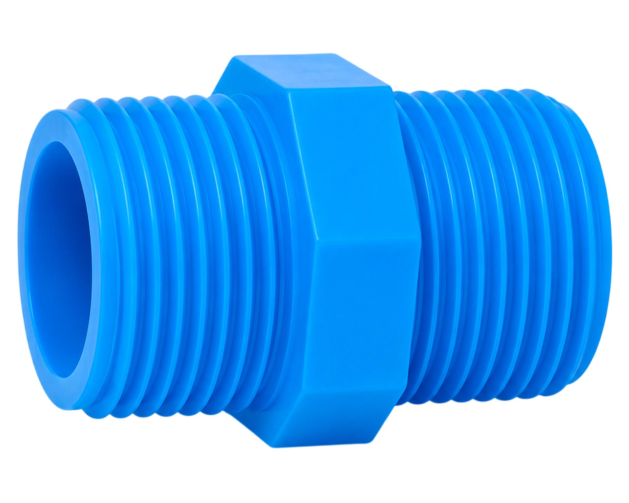 Niple HE HE PVC 3/4"-1