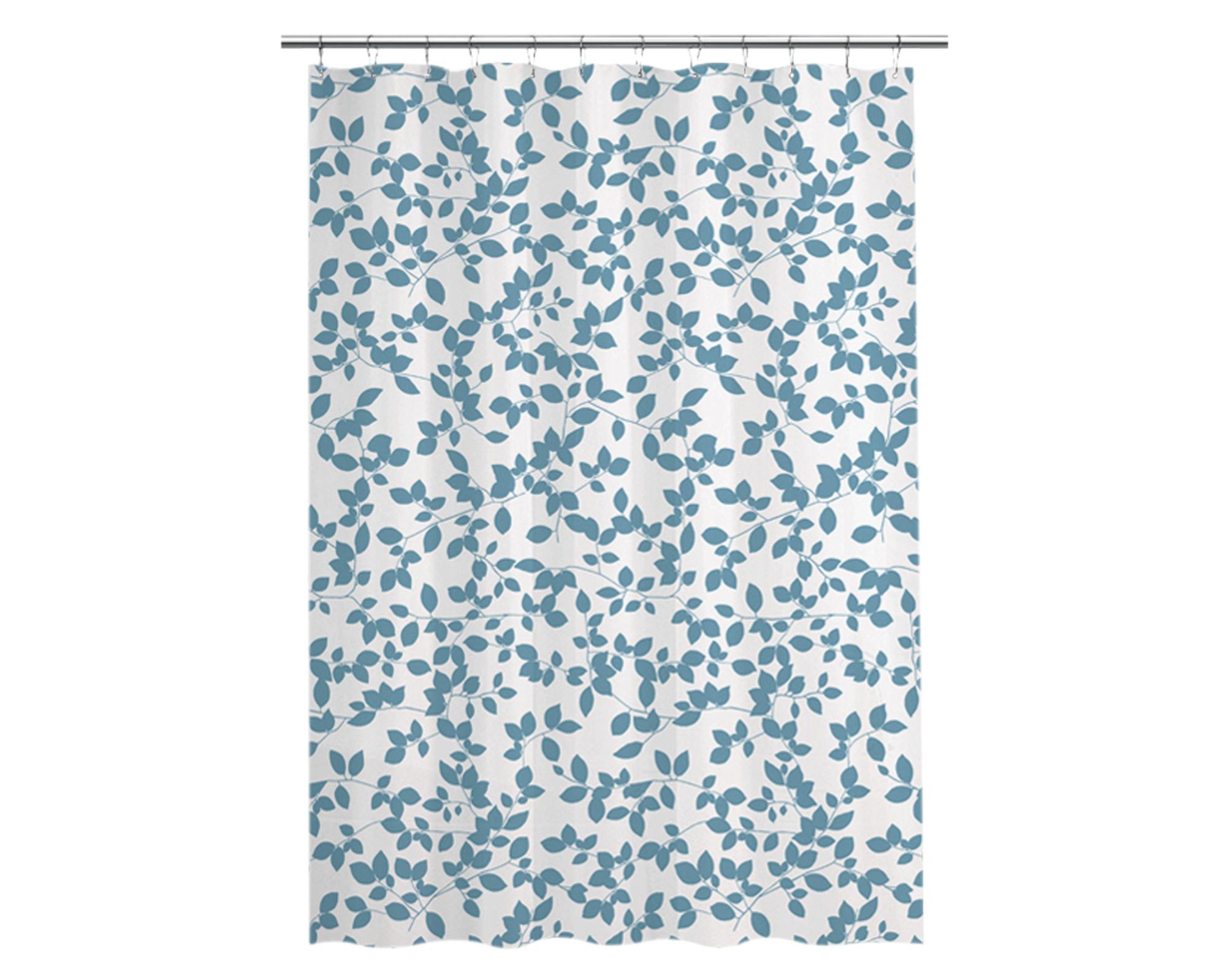 Cortina baño Hojas 180x180 cm-0