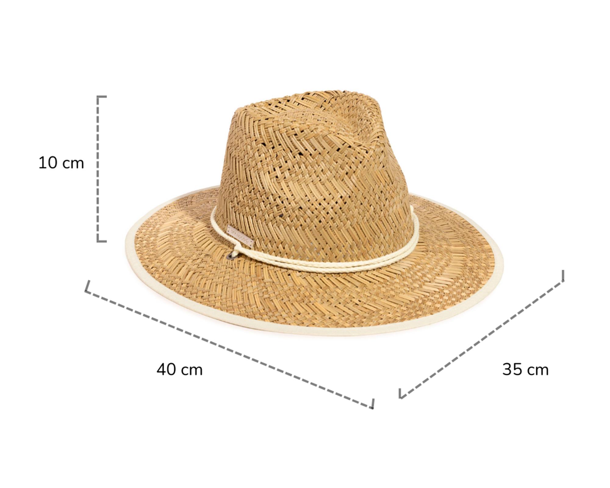 Sombrero de playa Hawaian beige/crema-3