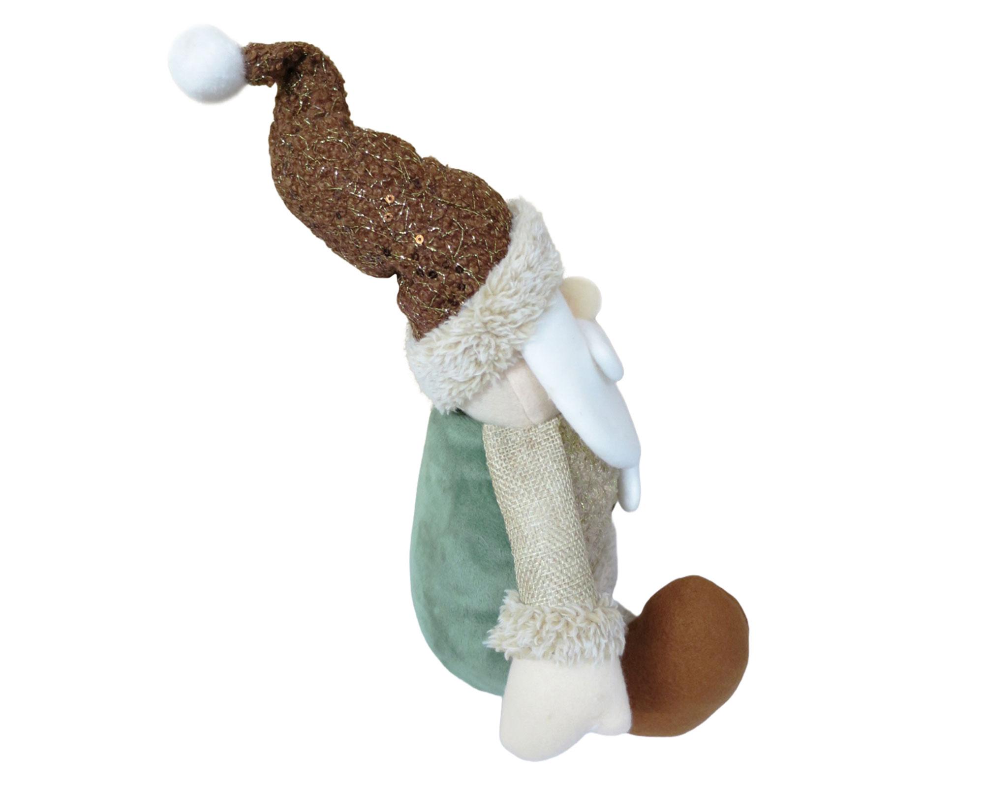 Muñeco Santa sentado Ambar 28x23x13 cm-1