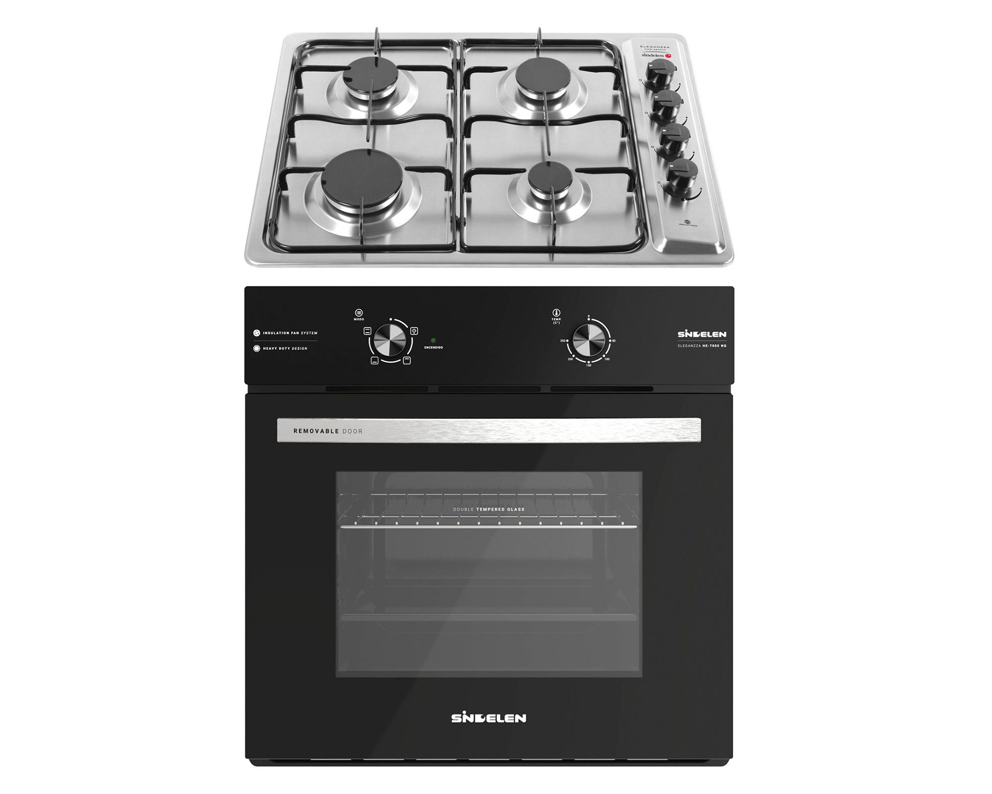 Kit Duo Encimera + horno 156 CEG-4600IN - HE-7000NG-0