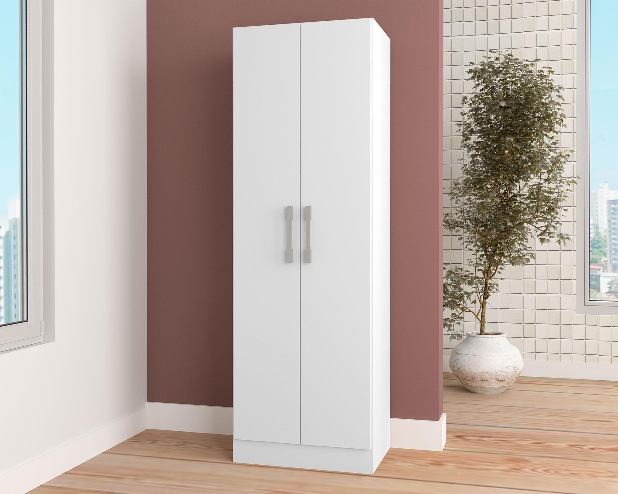 Clóset zapatero Bahamas blanco 2 puertas-2