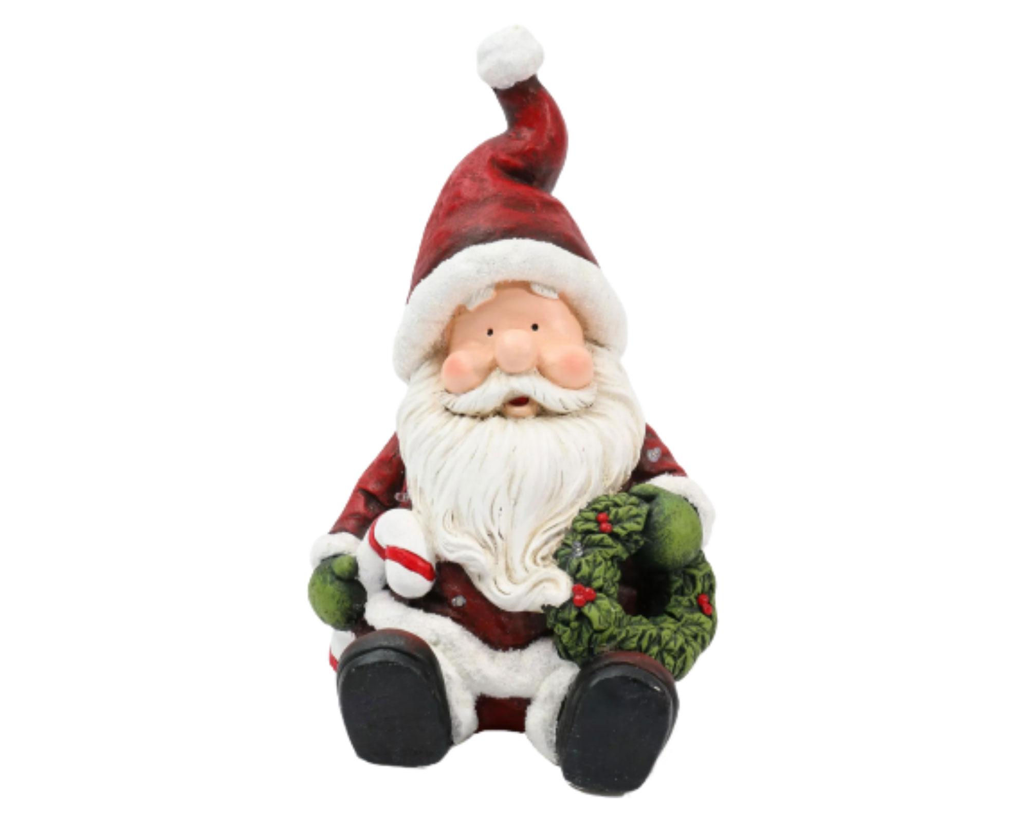 Figura Santa Sentado Exterior 23.7x23x28.4 cm-0